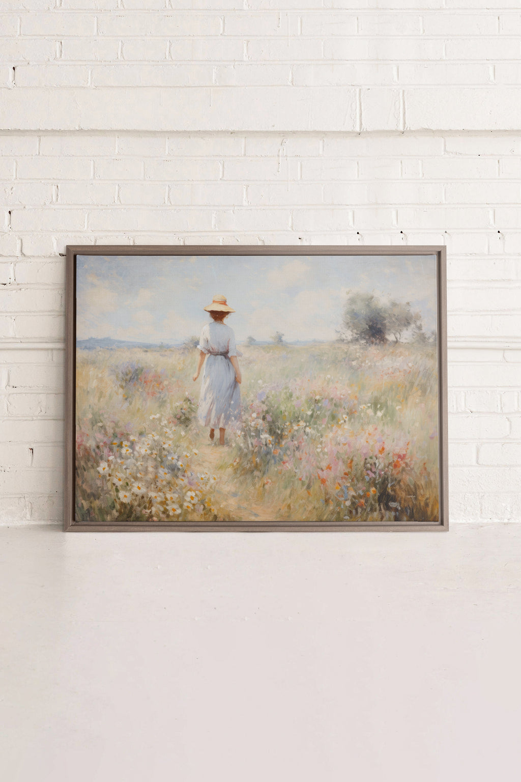 Pastel Meadows, Stretched Canvas Artwork