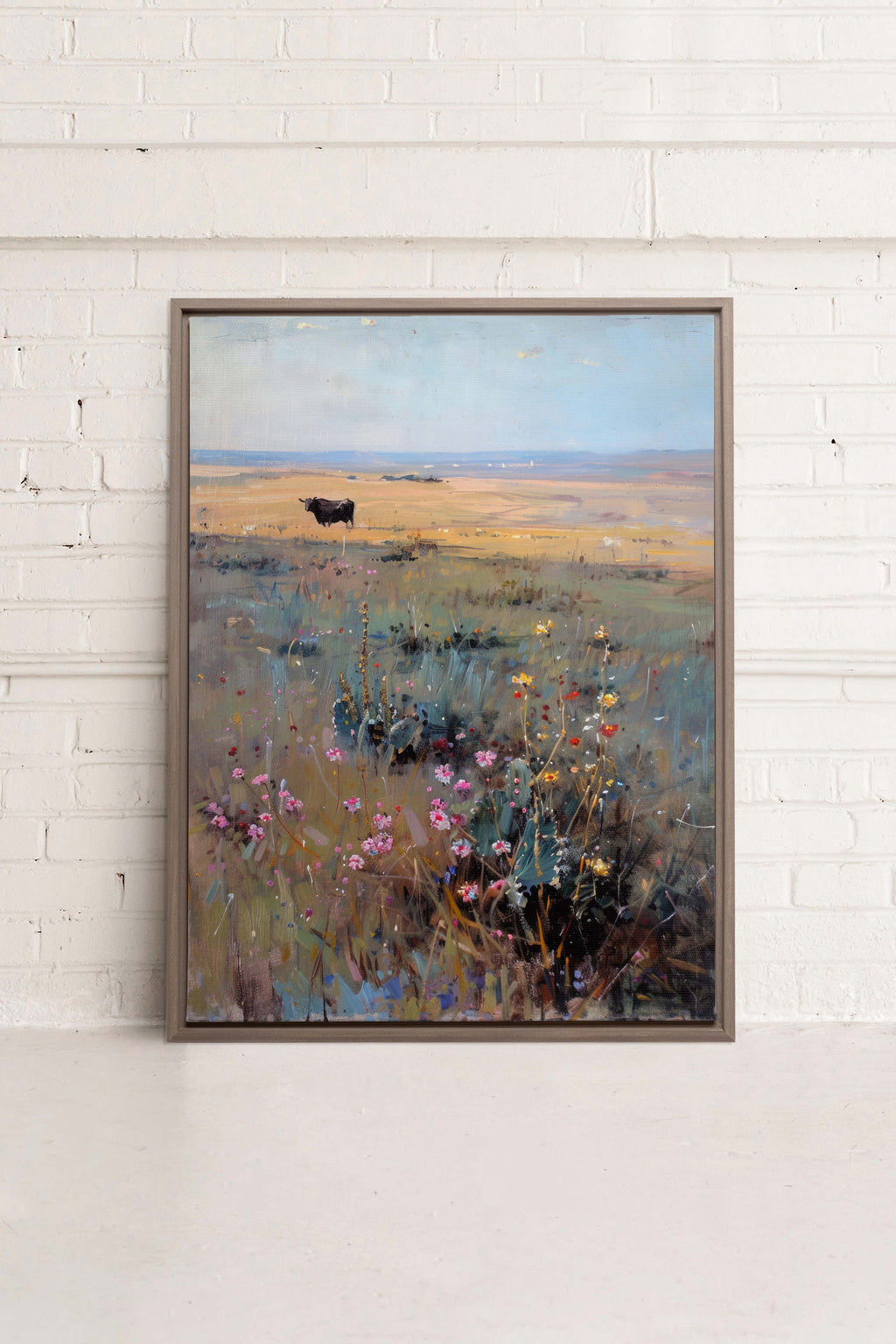 RAINBOW FIELD, Stretched Canvas Artwork