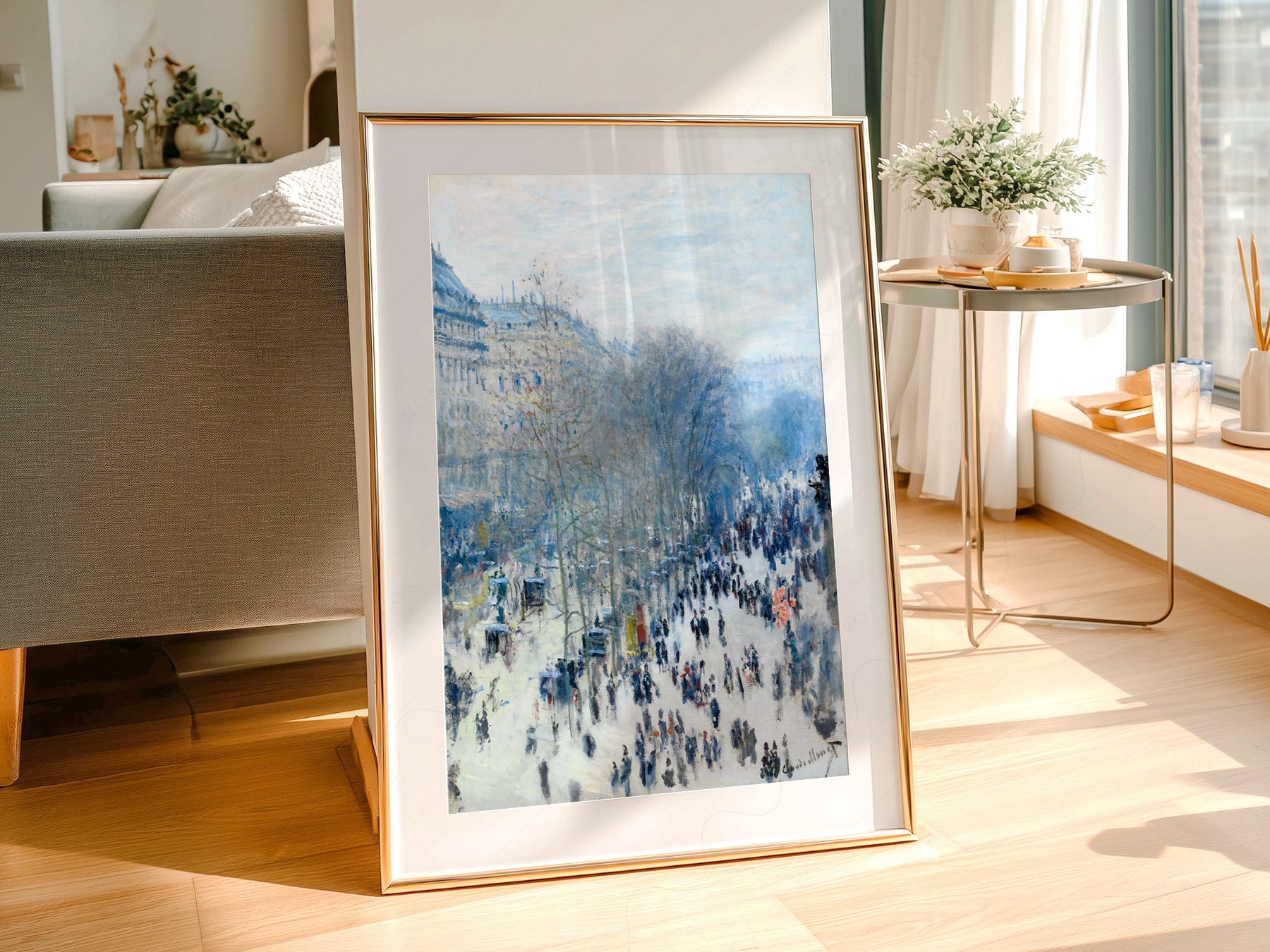 Claude Monet Boulevard des Capucines - Museum Art Print