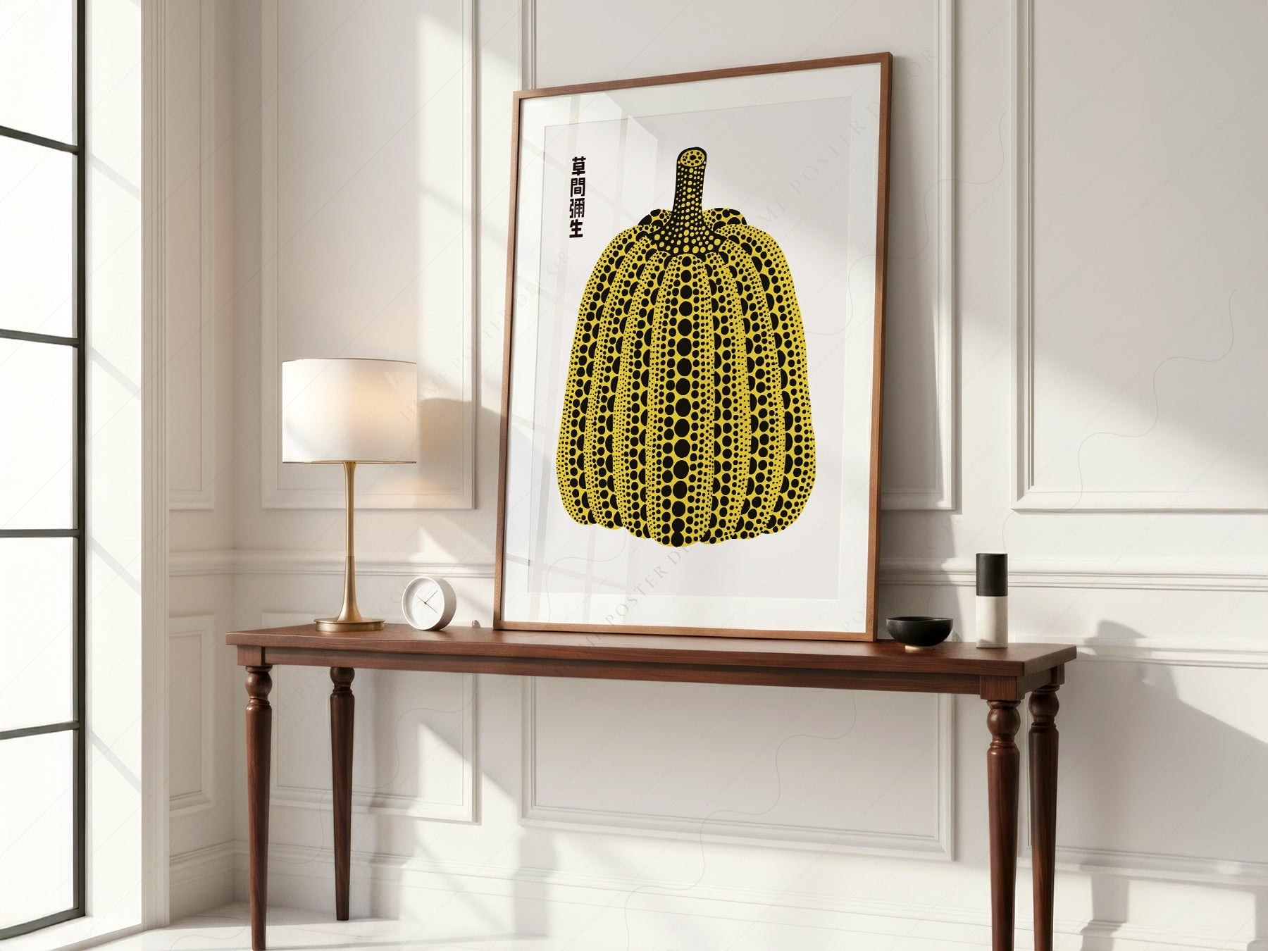 Yayoi Kusama Yellow Pumpkin Art Print – Contemporary Japanese Wall Art