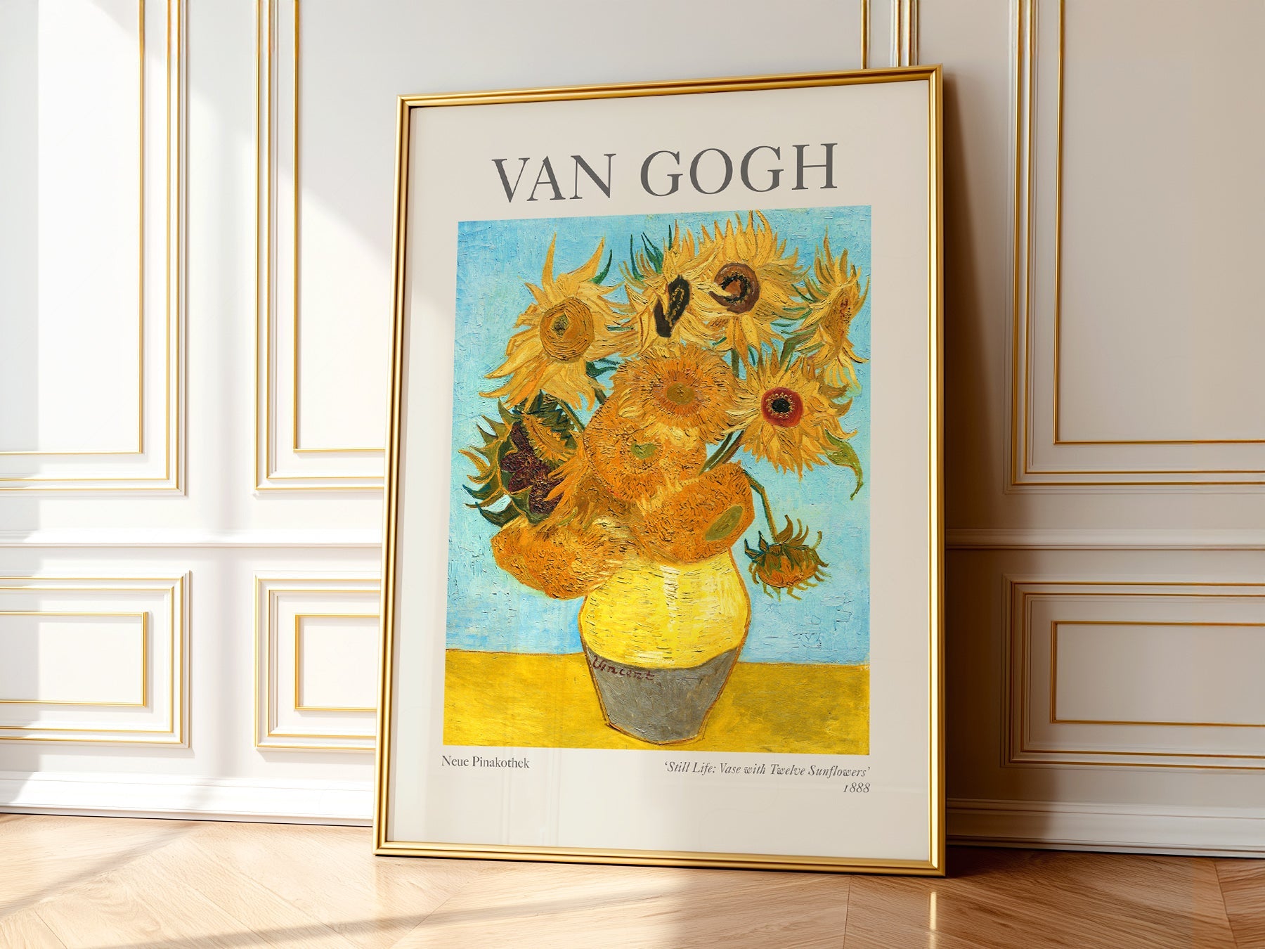 Van Gogh Vase with Twelve Sunflowers Art Print – Classic Wall Decor