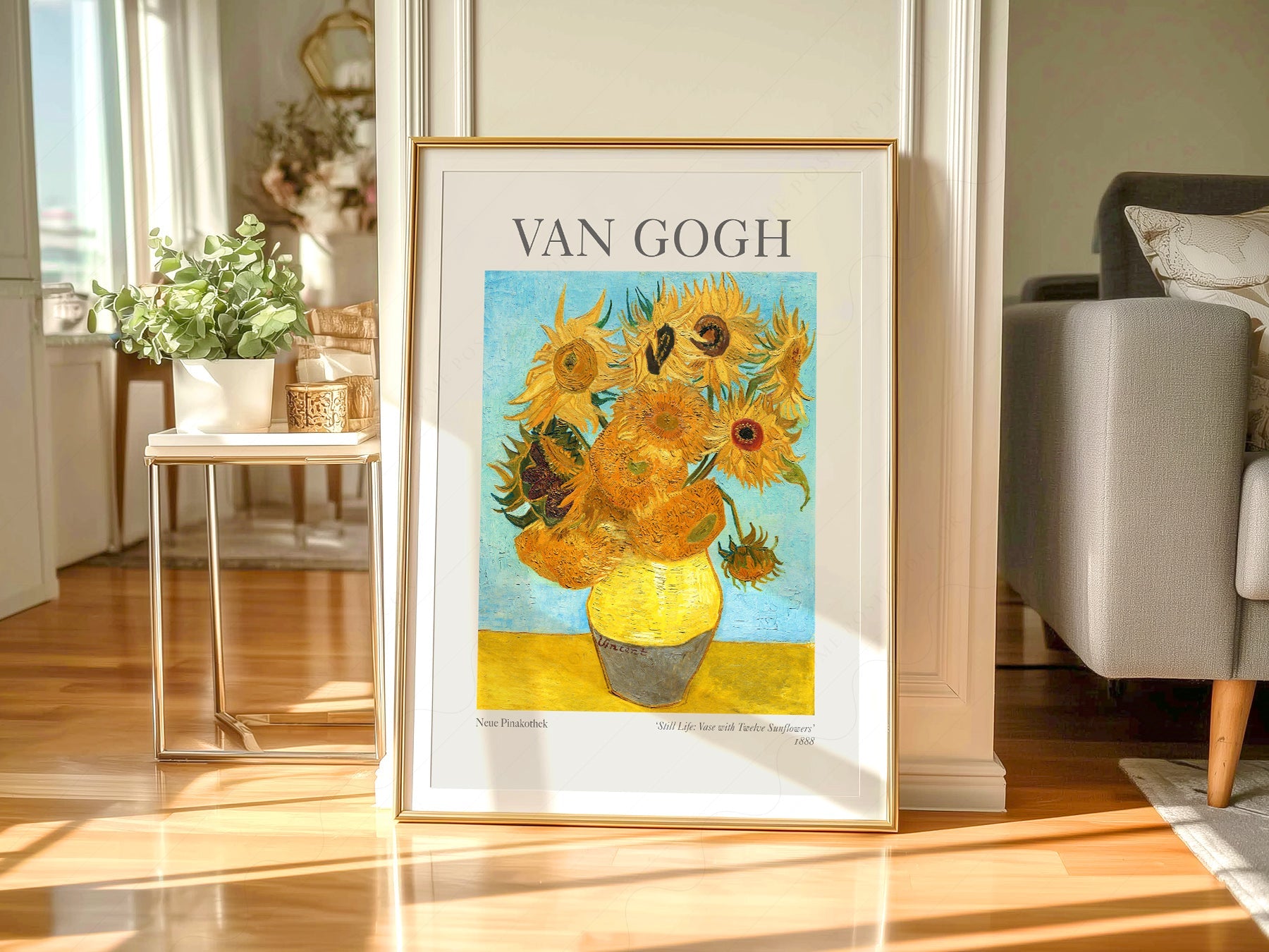 Van Gogh Vase with Twelve Sunflowers Art Print – Classic Wall Decor