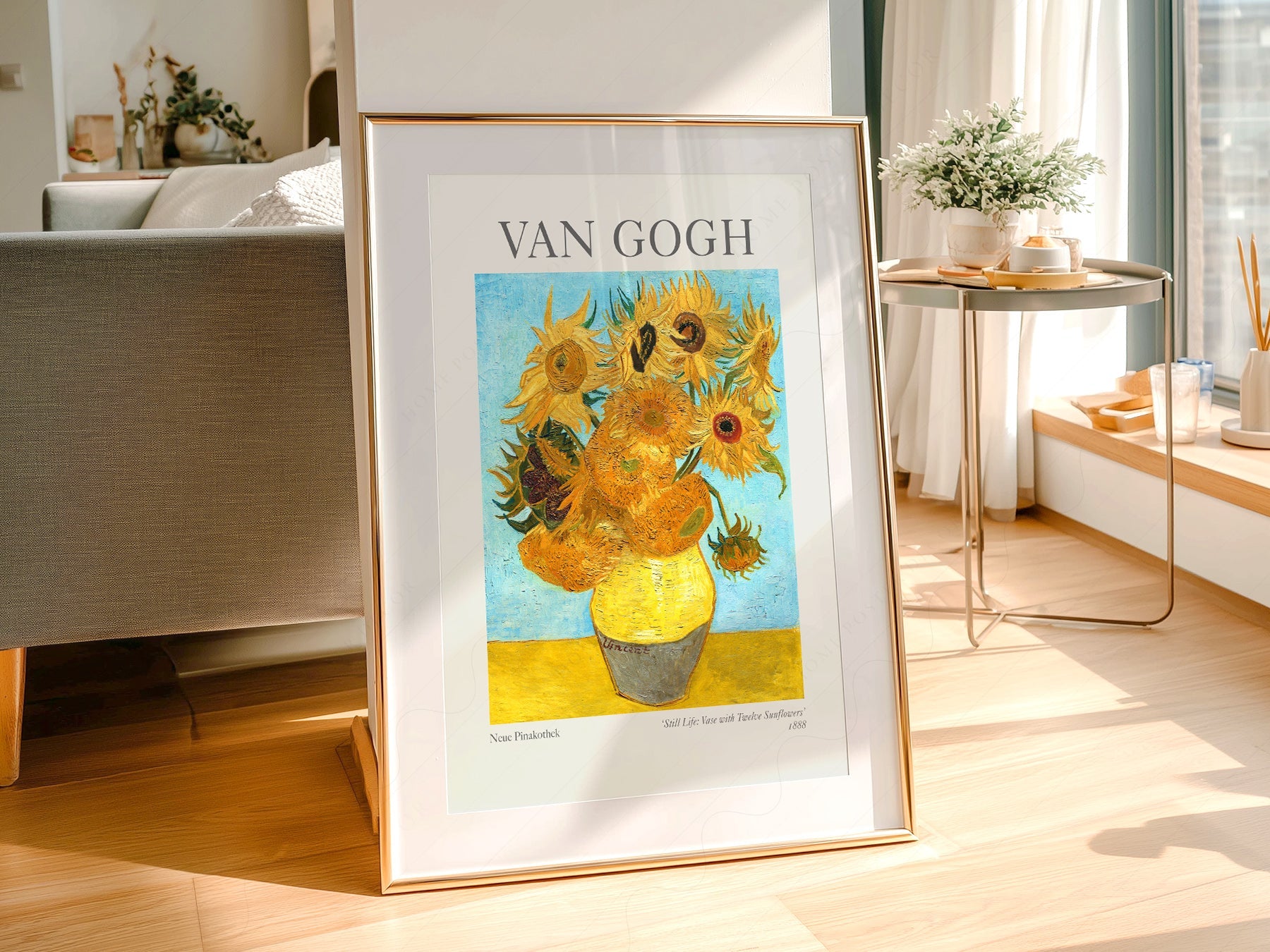 Van Gogh Vase with Twelve Sunflowers Art Print – Classic Wall Decor