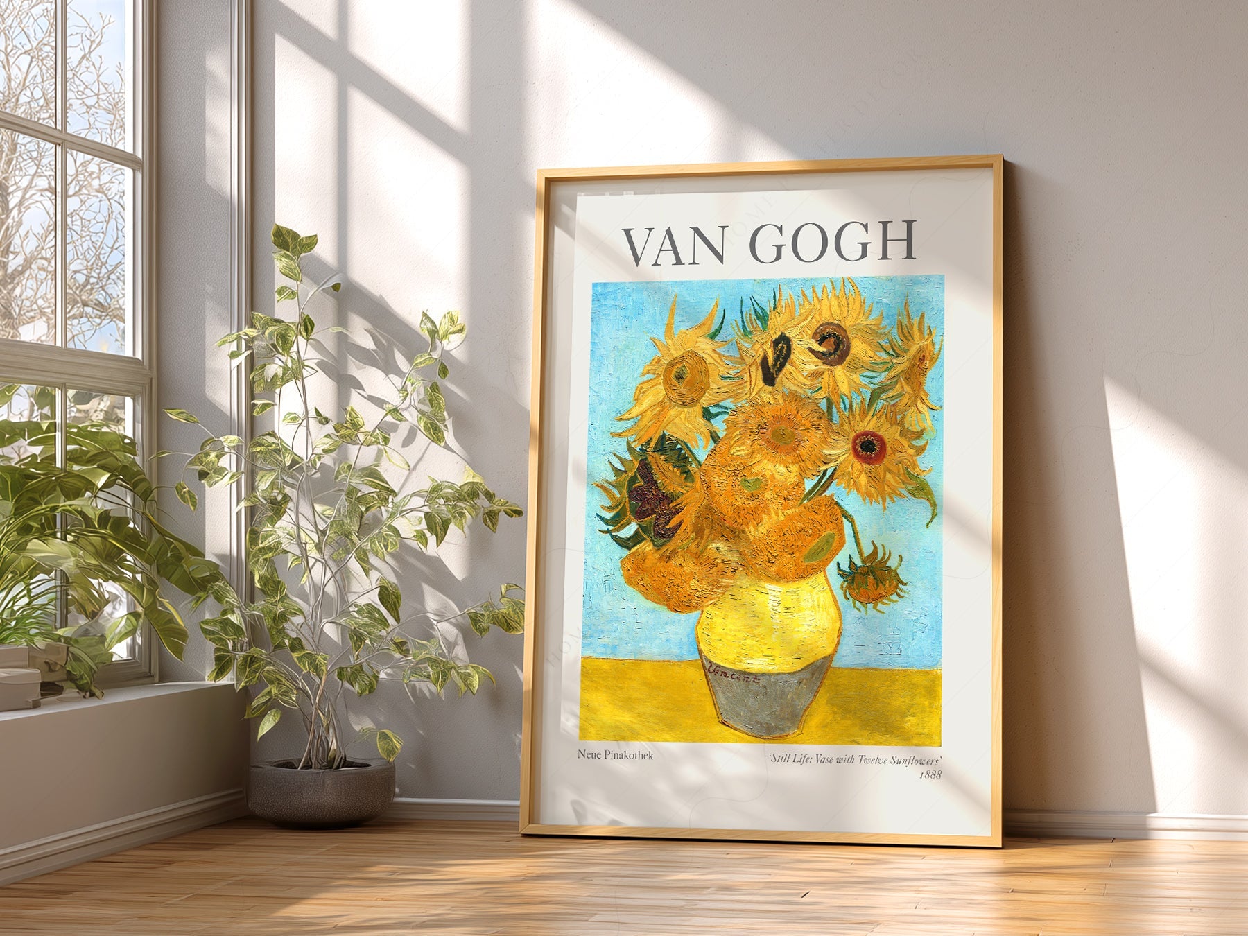 Van Gogh Vase with Twelve Sunflowers Art Print – Classic Wall Decor