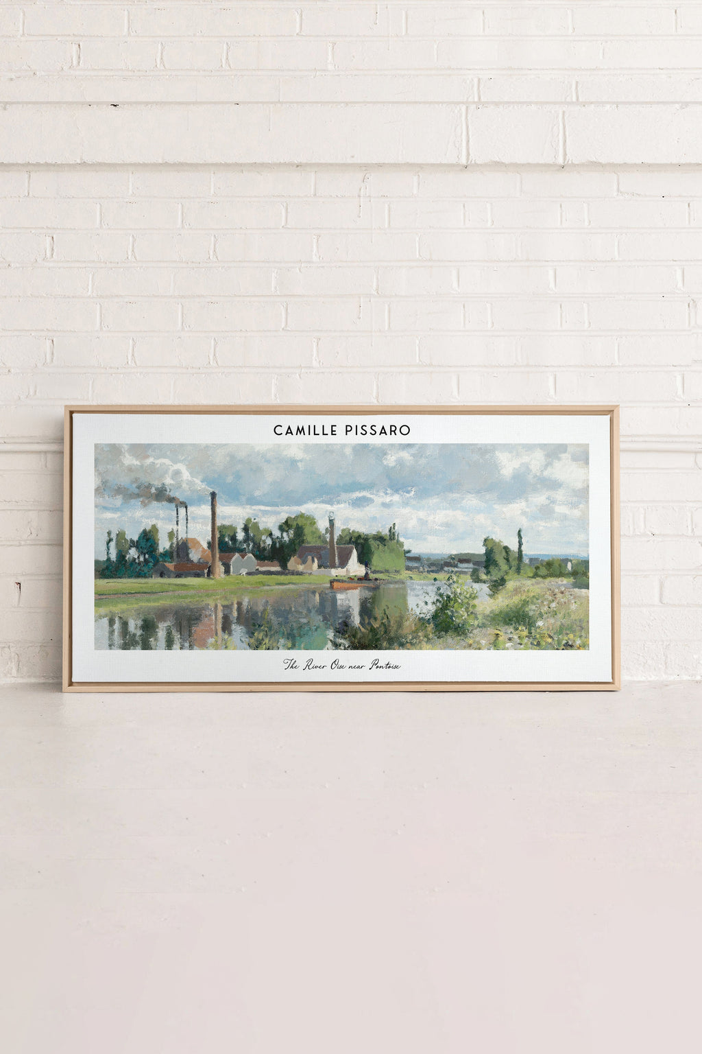 THE RIVER OISE, Stretched Canvas Artwork