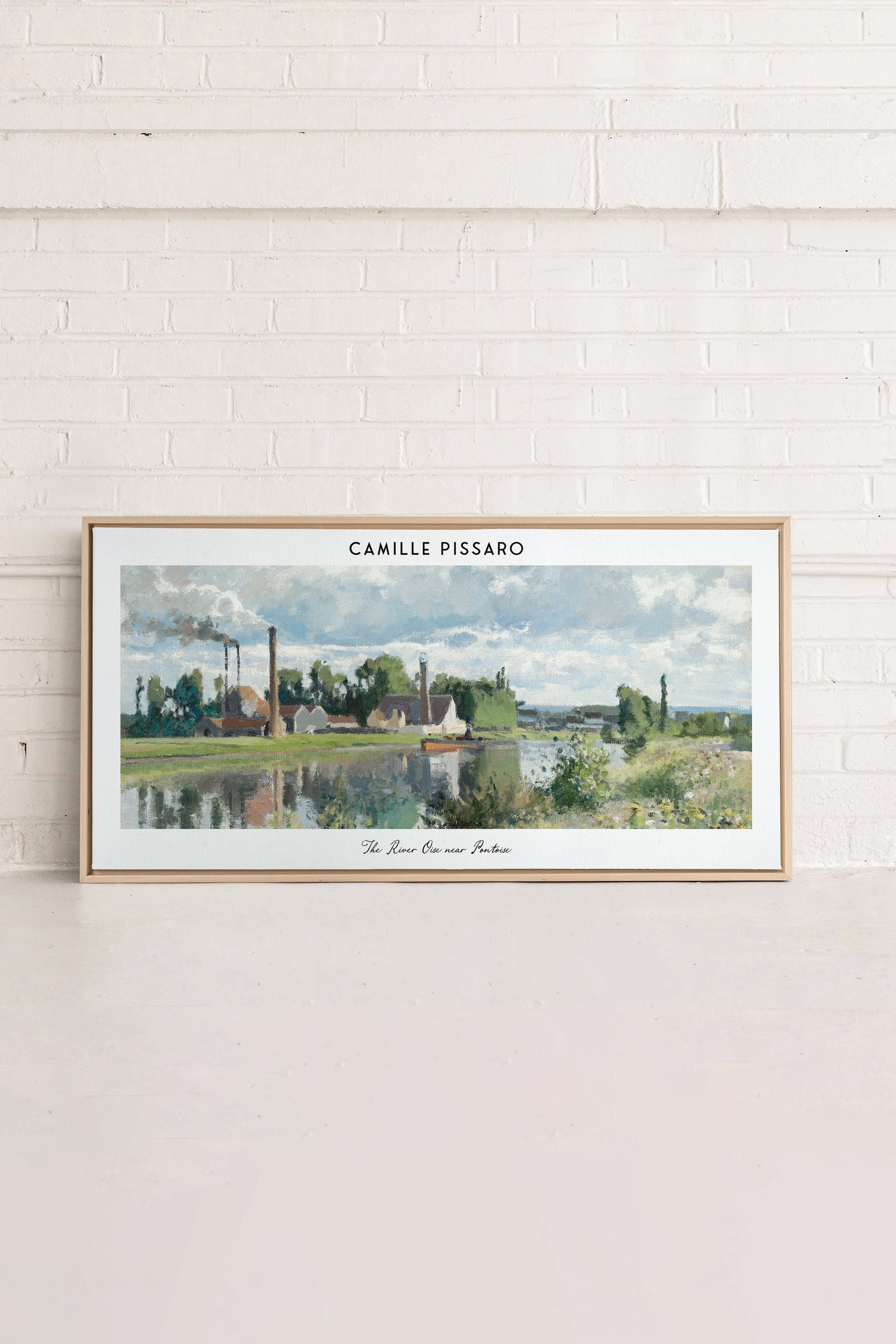 THE RIVER OISE, Stretched Canvas Artwork