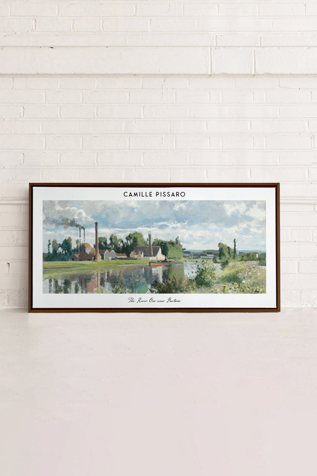 THE RIVER OISE, Stretched Canvas Artwork