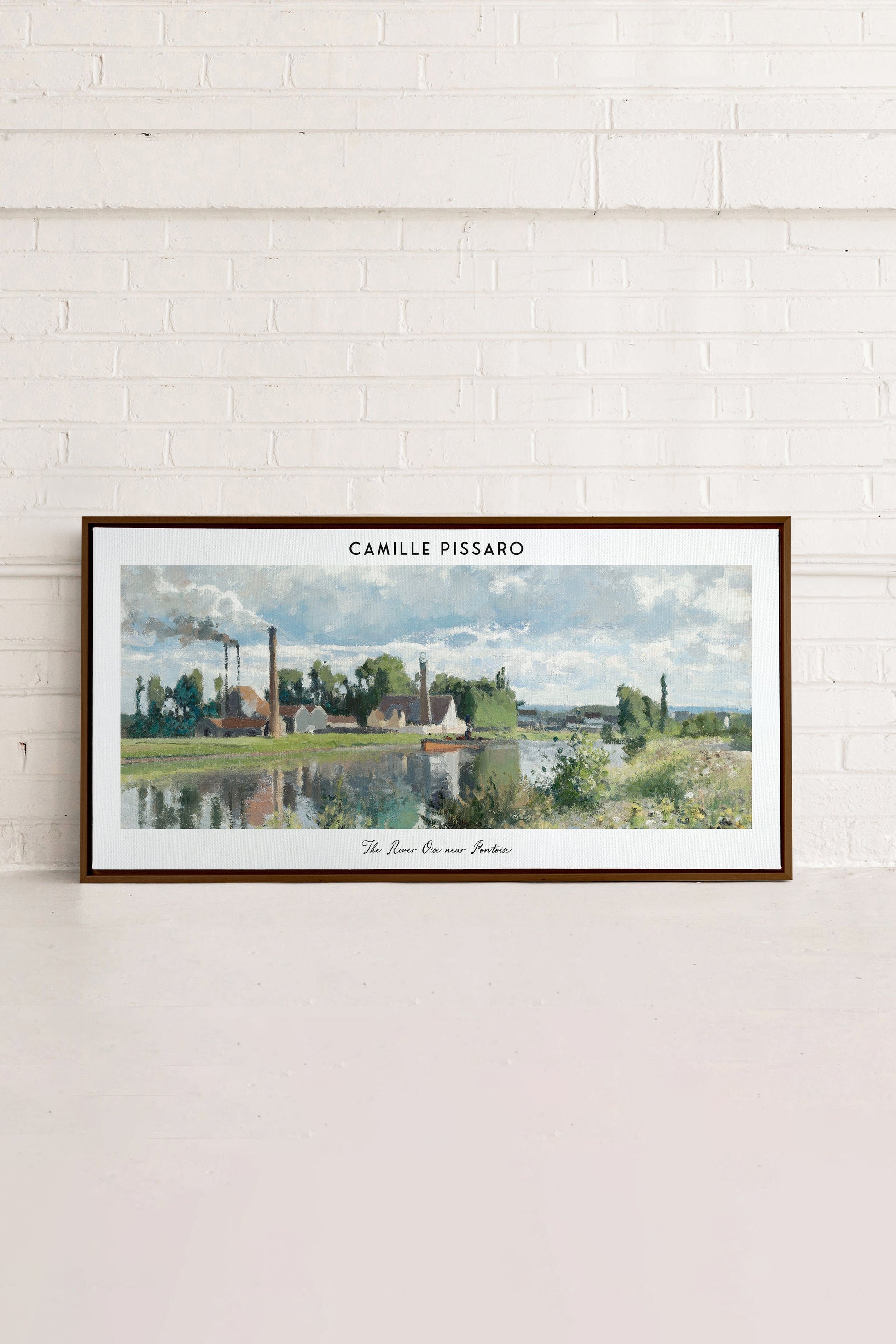 THE RIVER OISE, Stretched Canvas Artwork