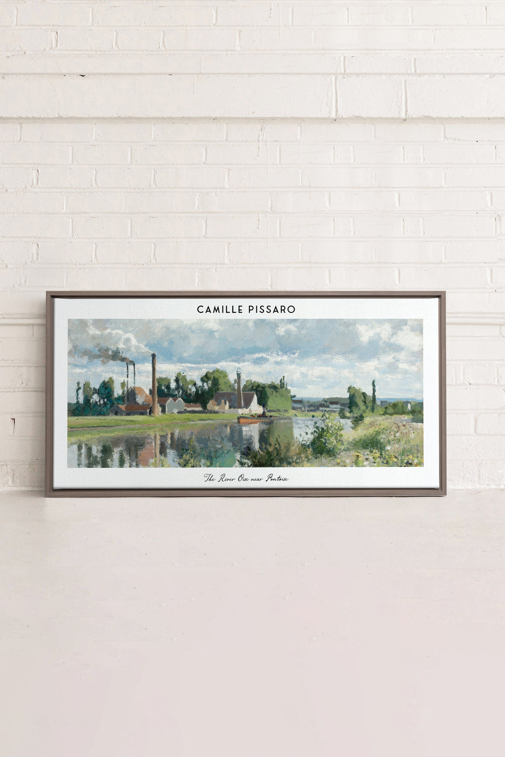 THE RIVER OISE, Stretched Canvas Artwork