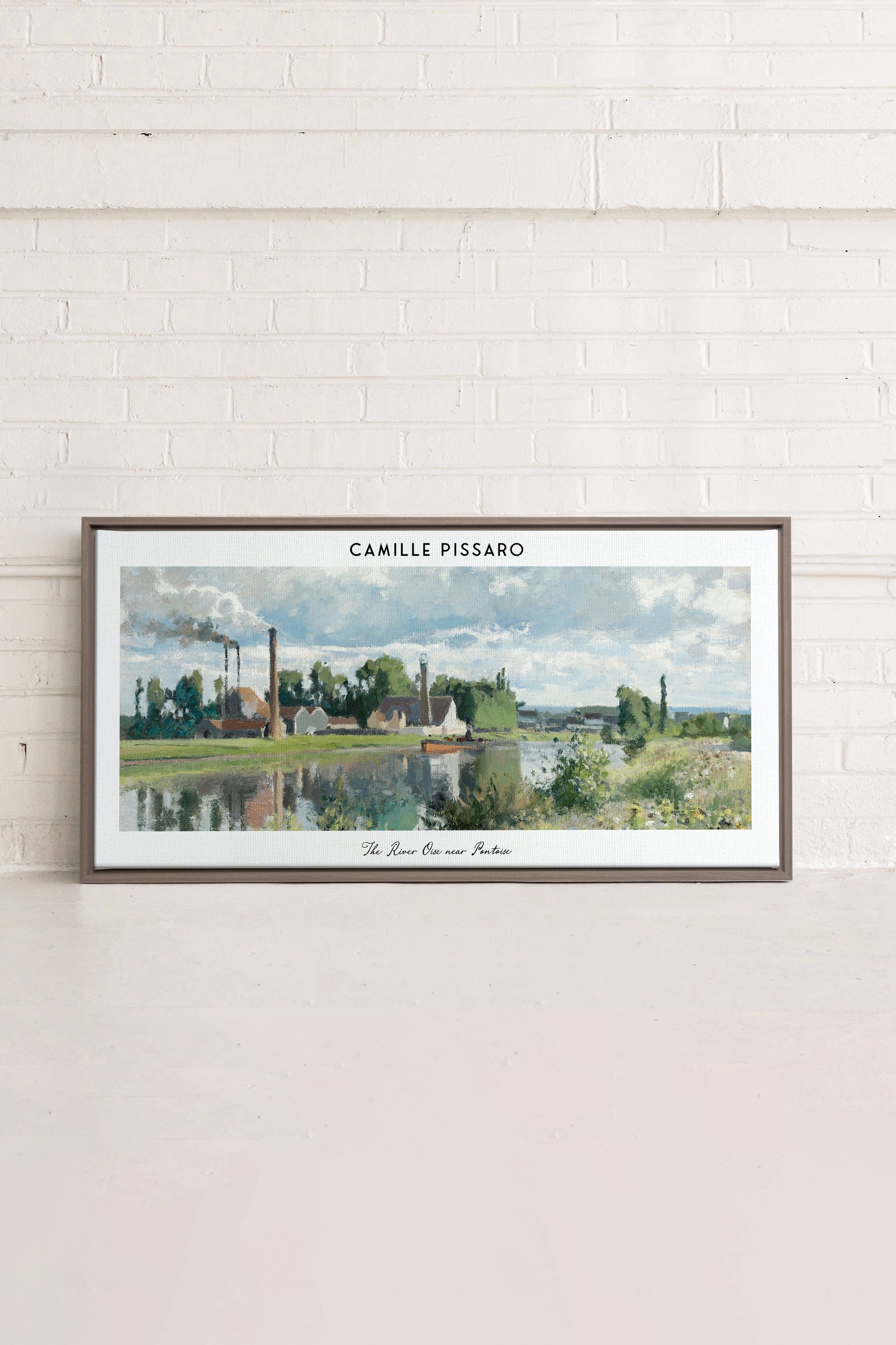 THE RIVER OISE, Stretched Canvas Artwork
