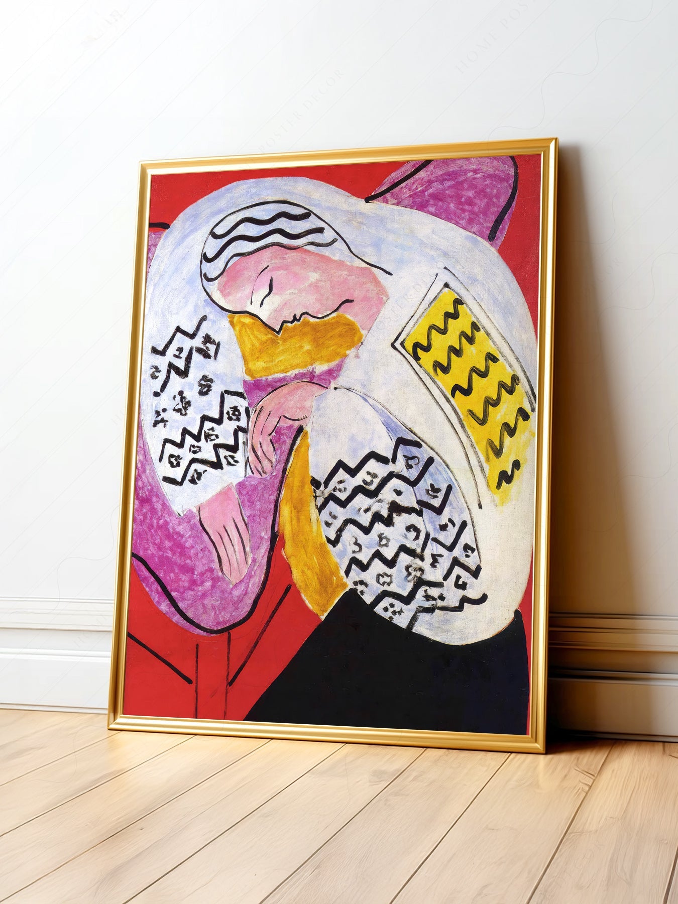Henri Matisse The Dream Art Print – Modern Colorful Wall Poster