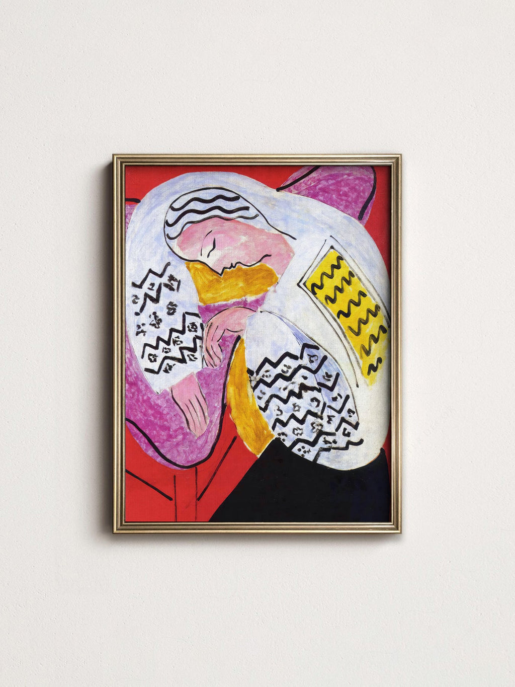Henri Matisse The Dream Art Print – Modern Colorful Wall Poster