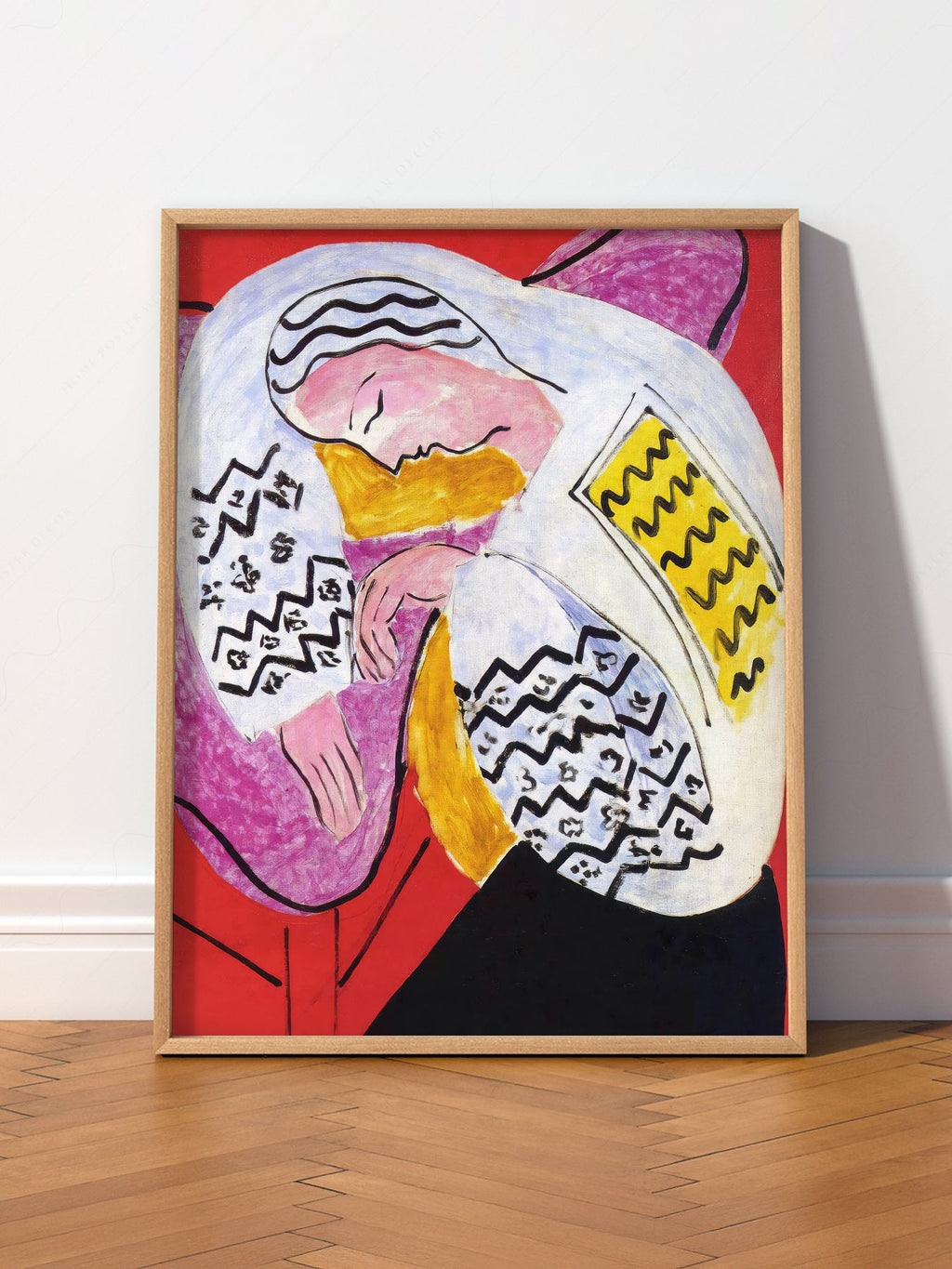 Henri Matisse The Dream Art Print – Modern Colorful Wall Poster