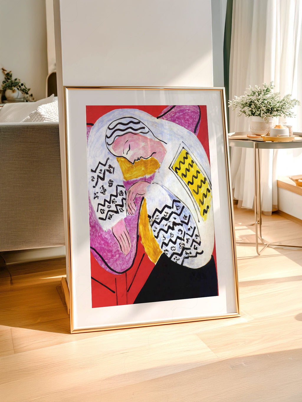Henri Matisse The Dream Art Print – Modern Colorful Wall Poster