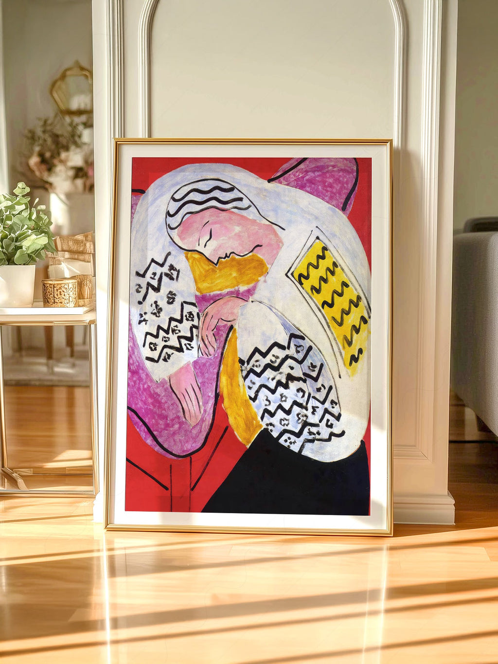 Henri Matisse The Dream Art Print – Modern Colorful Wall Poster