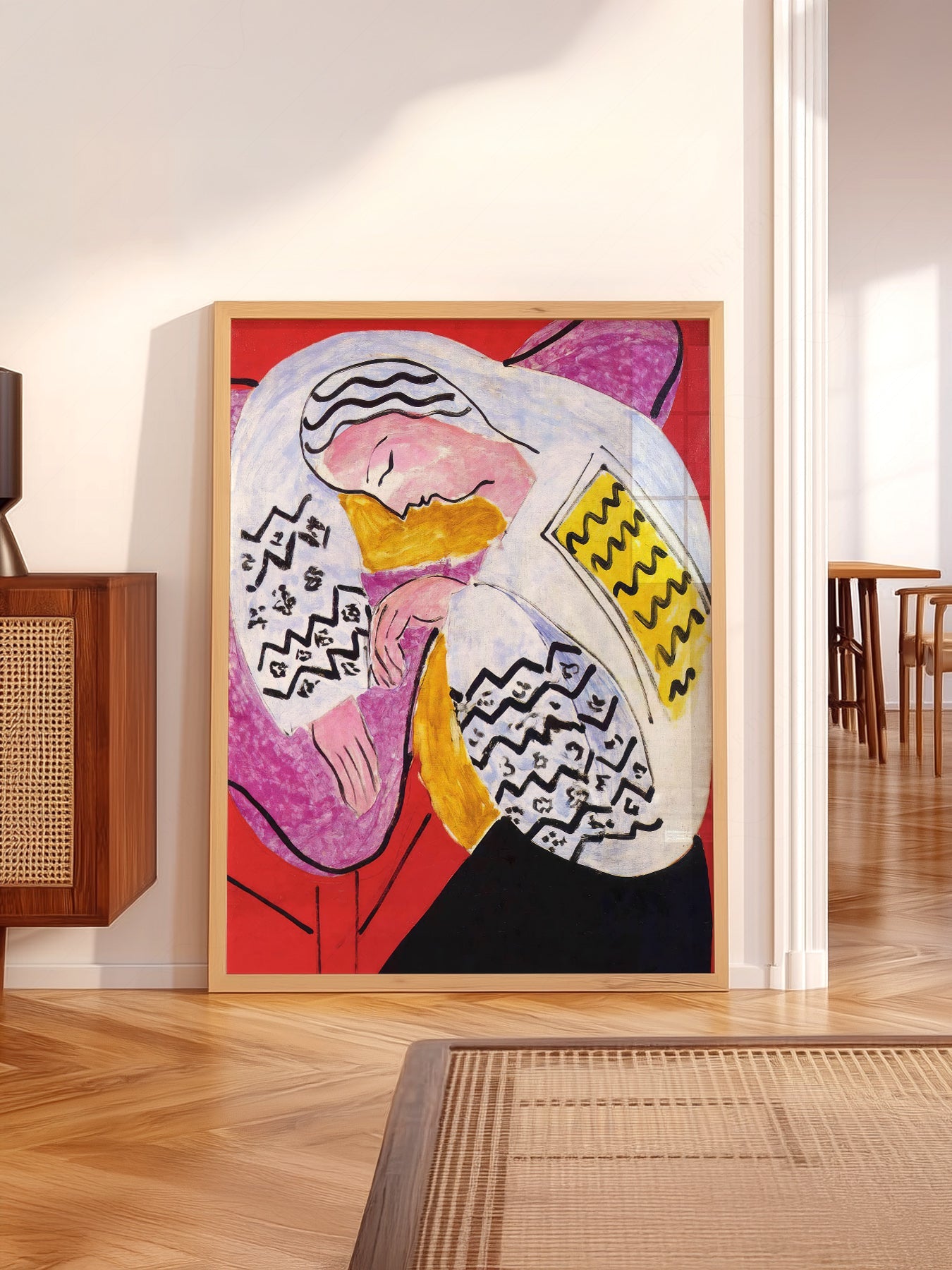 Henri Matisse The Dream Art Print – Modern Colorful Wall Poster