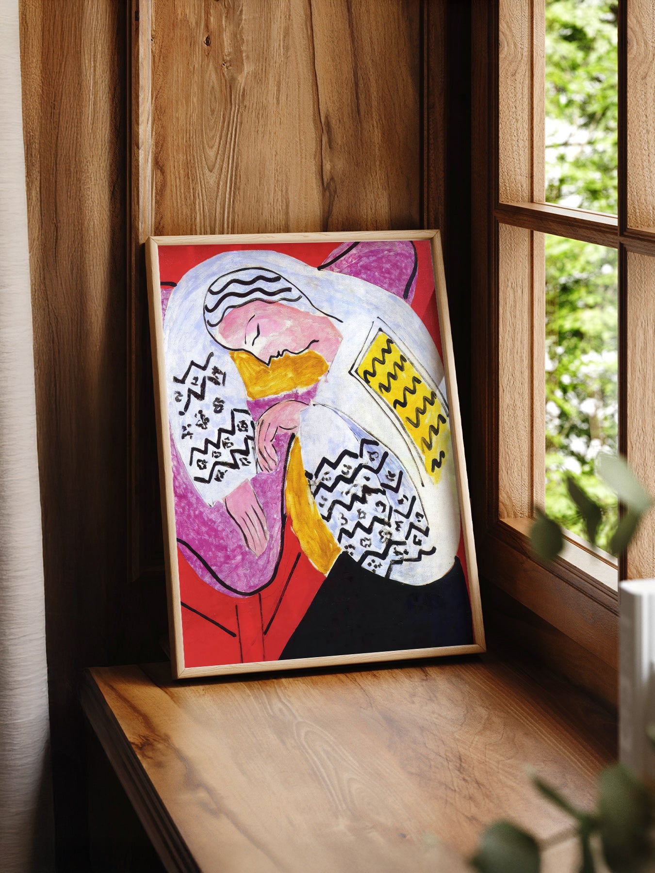 Henri Matisse The Dream Art Print – Modern Colorful Wall Poster