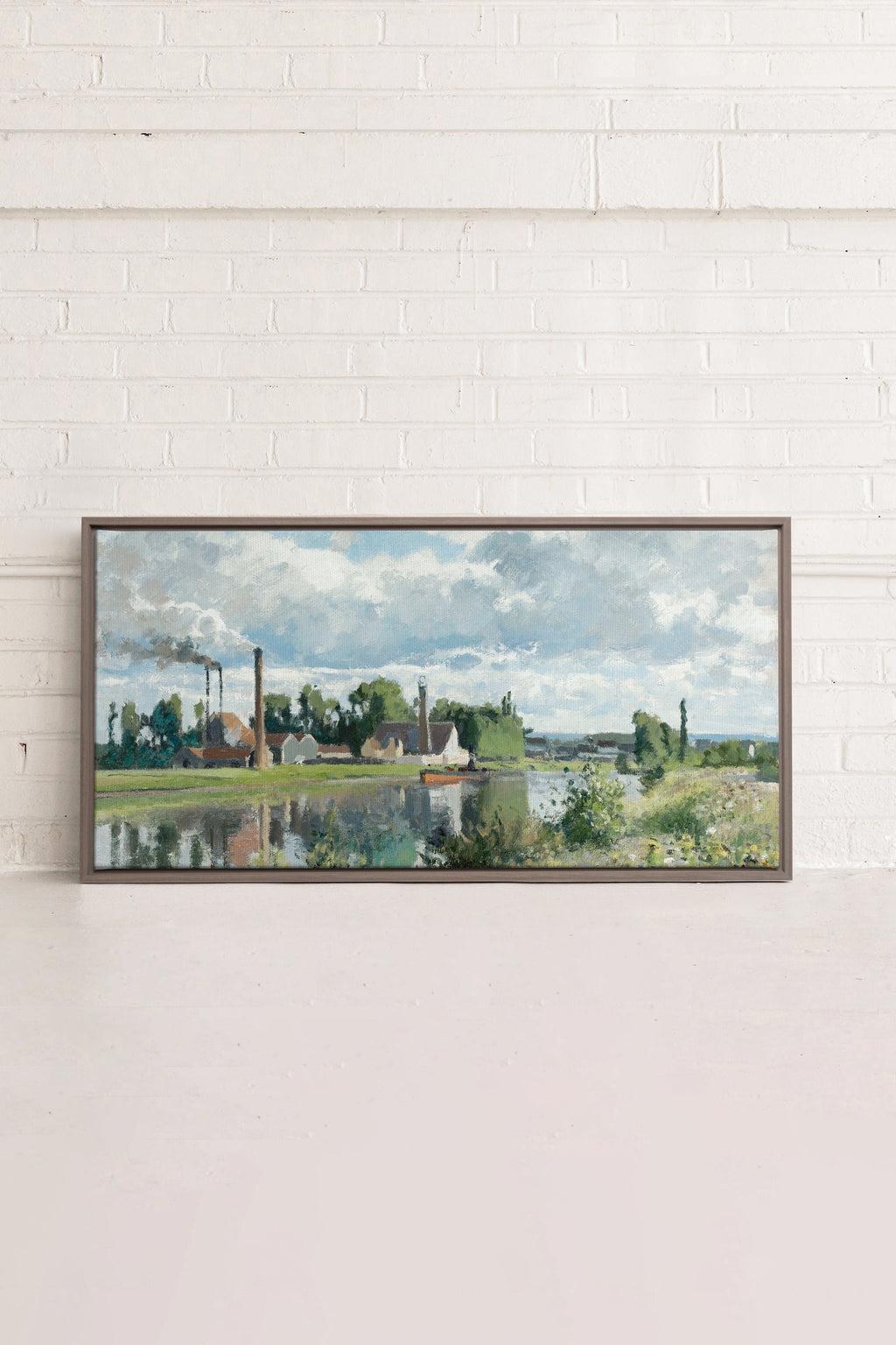 THE RIVER OISE, Stretched Canvas Artwork