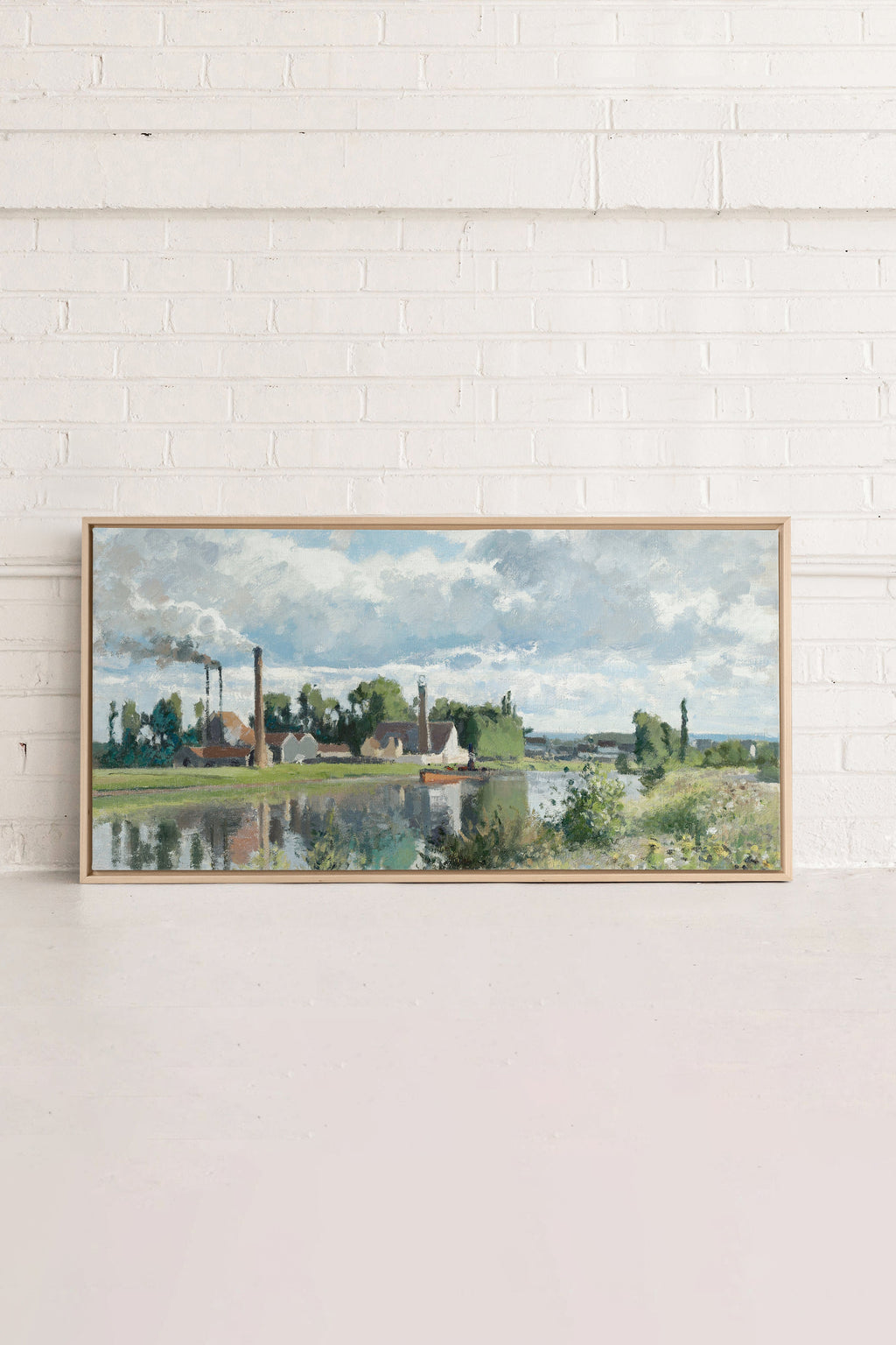 THE RIVER OISE, Stretched Canvas Artwork