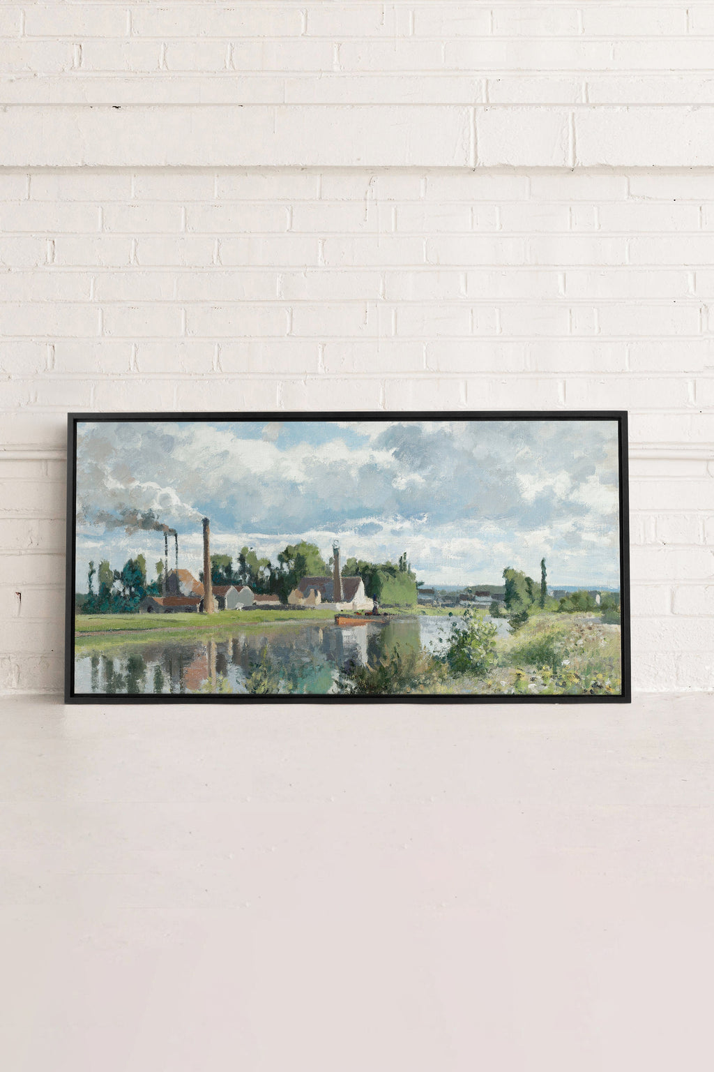 THE RIVER OISE, Stretched Canvas Artwork