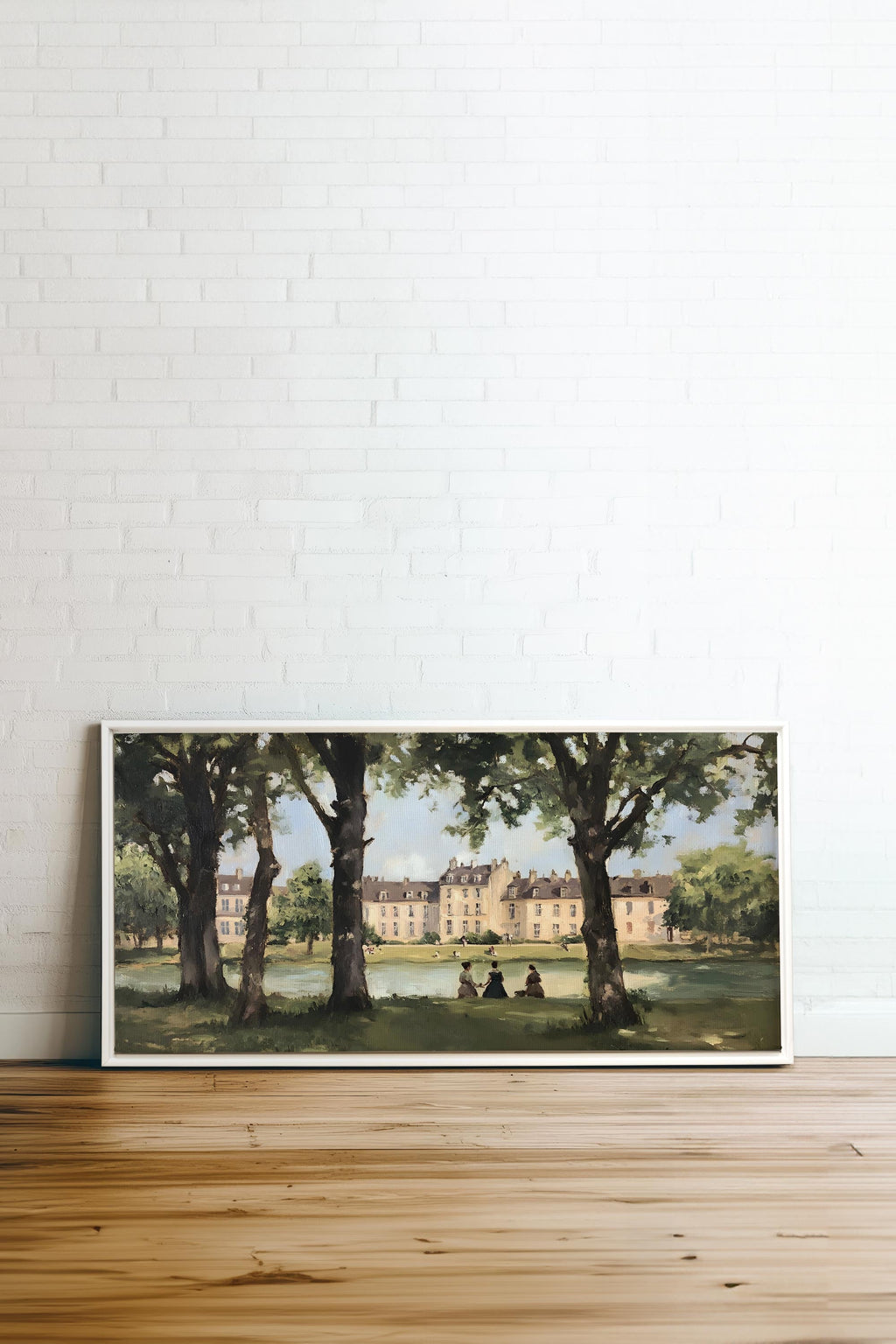 Summer at the Estate, Stretched Canvas Artwork