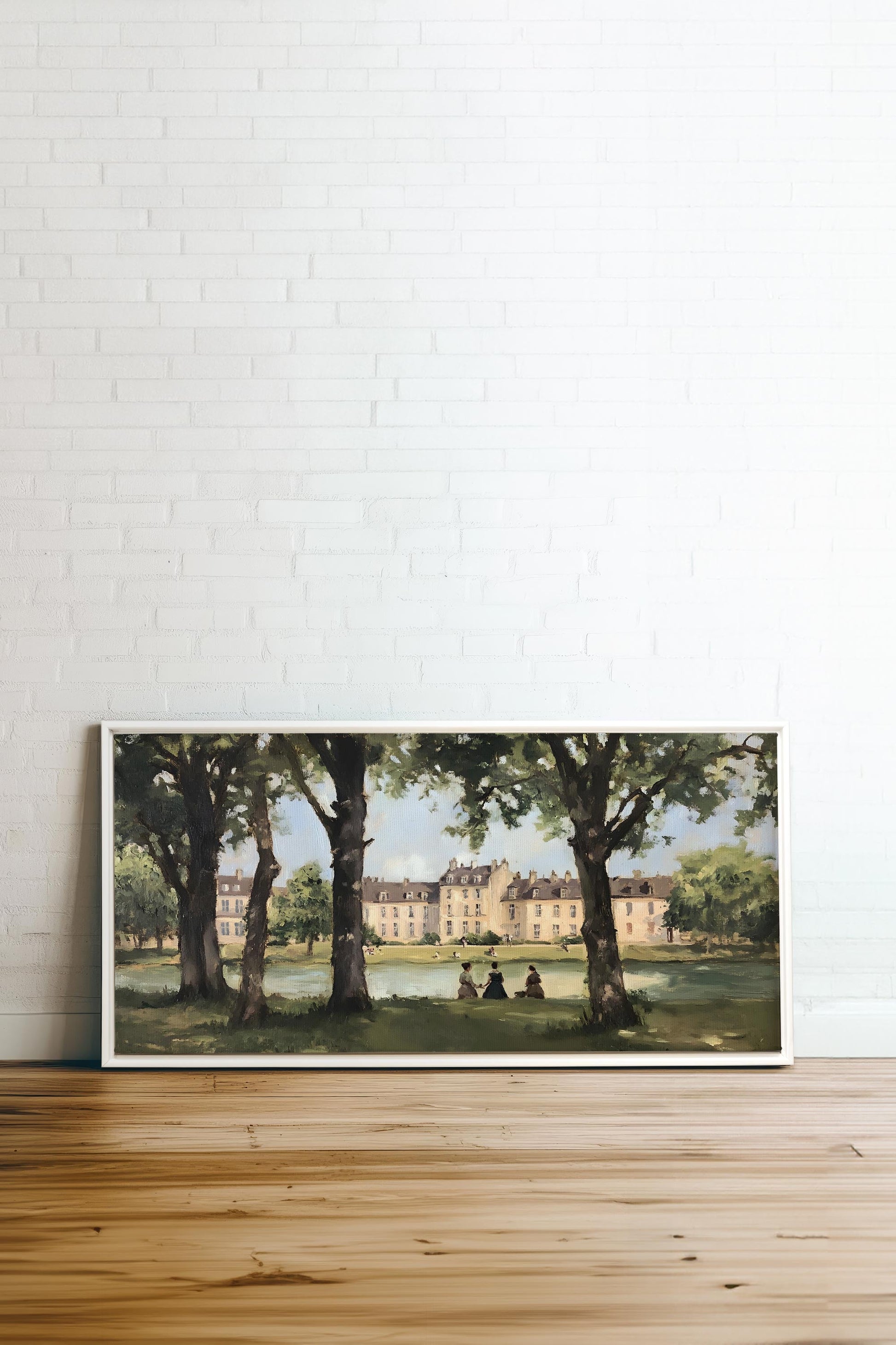 Summer at the Estate, Stretched Canvas Artwork