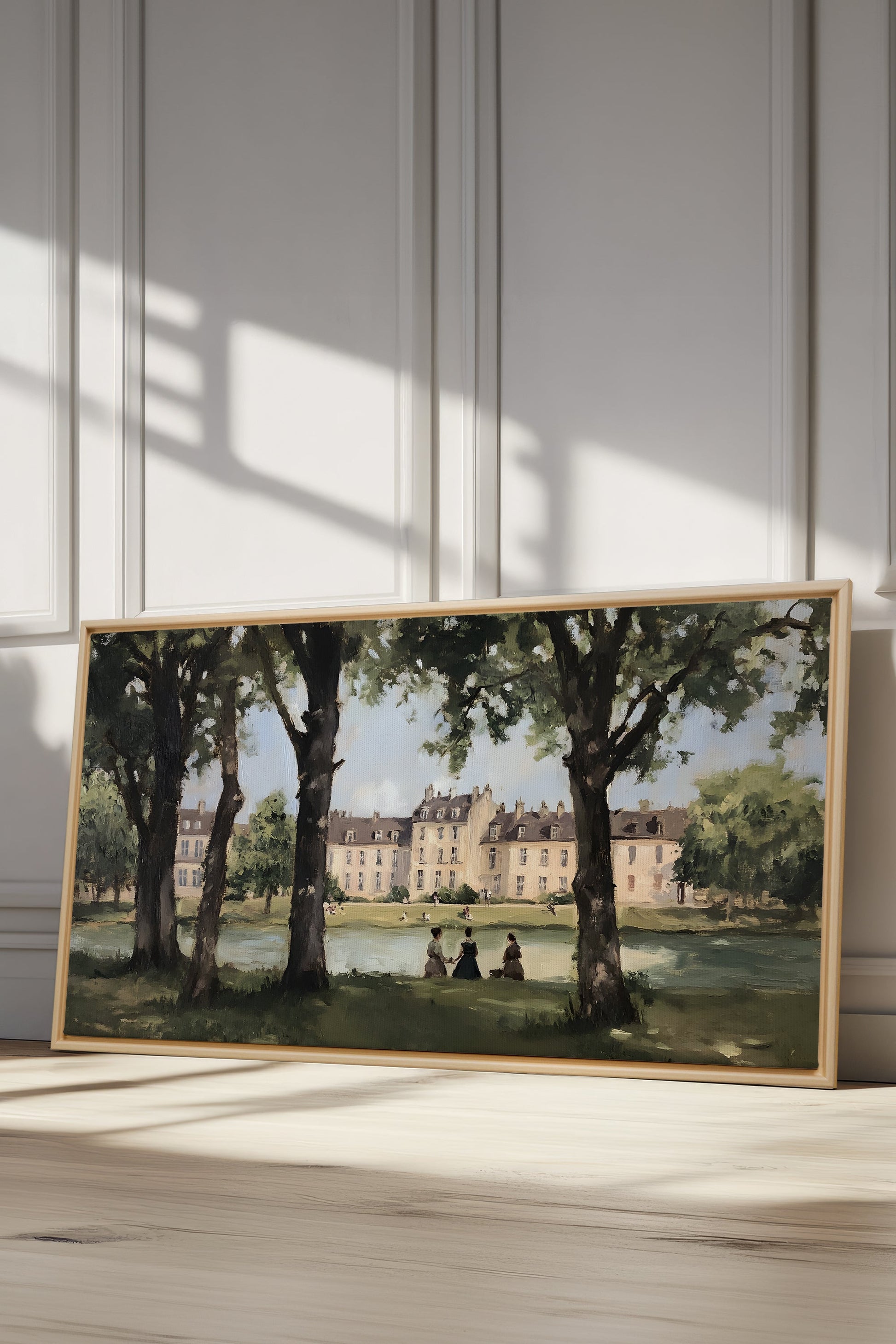 Summer at the Estate, Stretched Canvas Artwork