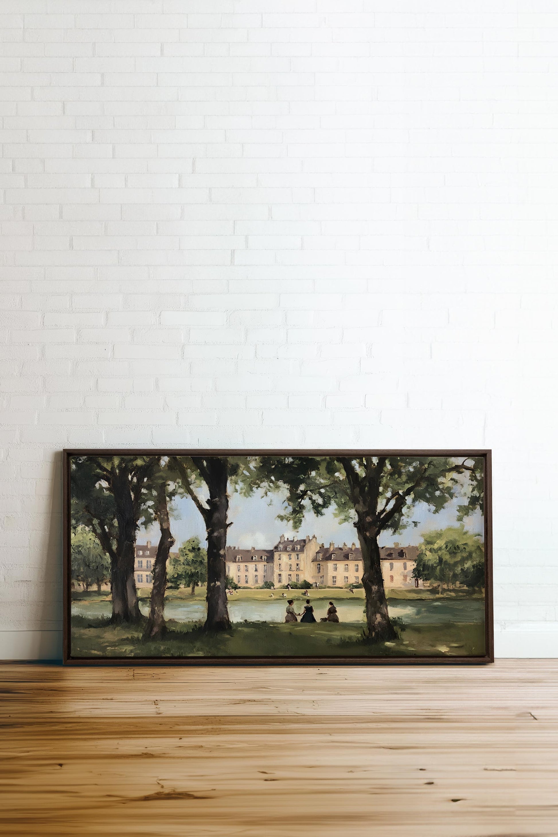 Summer at the Estate, Stretched Canvas Artwork