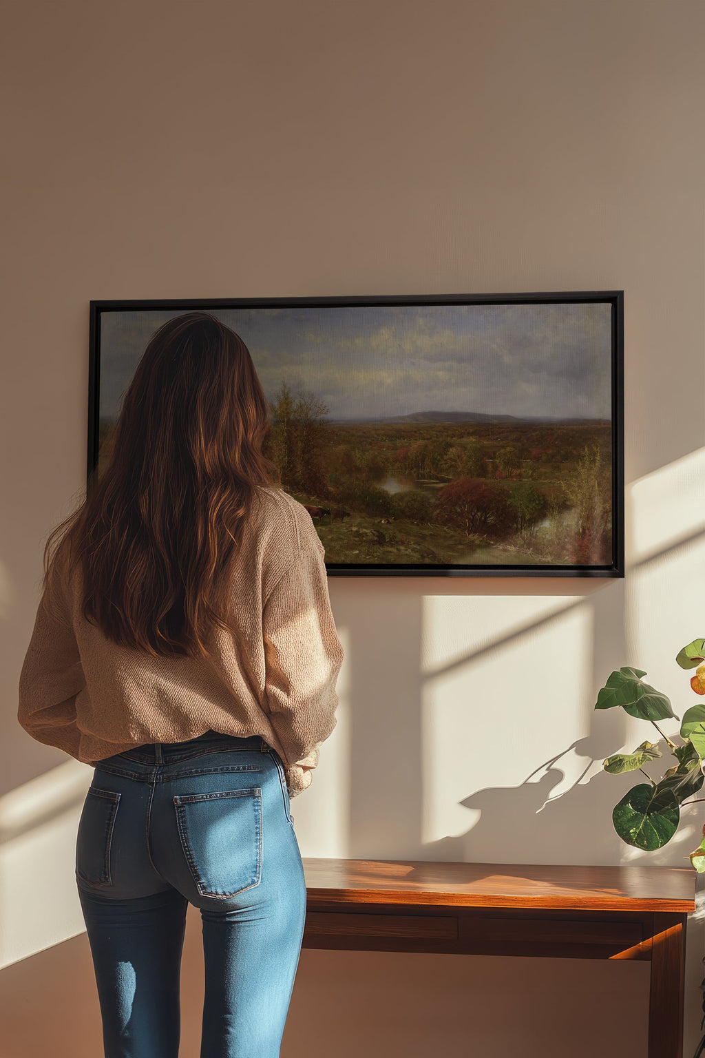 Stretched Canvas Artwork: Countryside Glow
