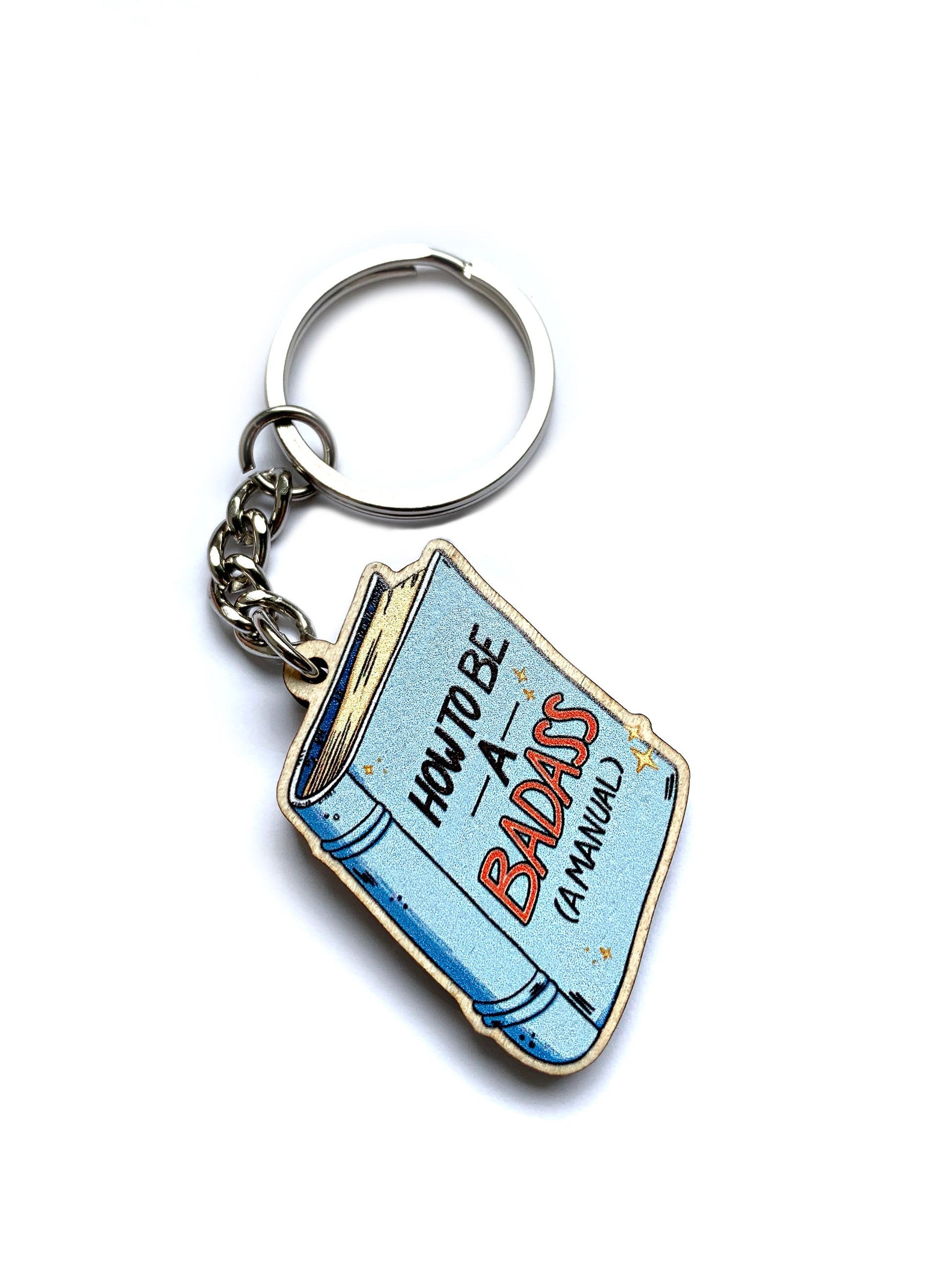 How To Be A Badass Book Keychain