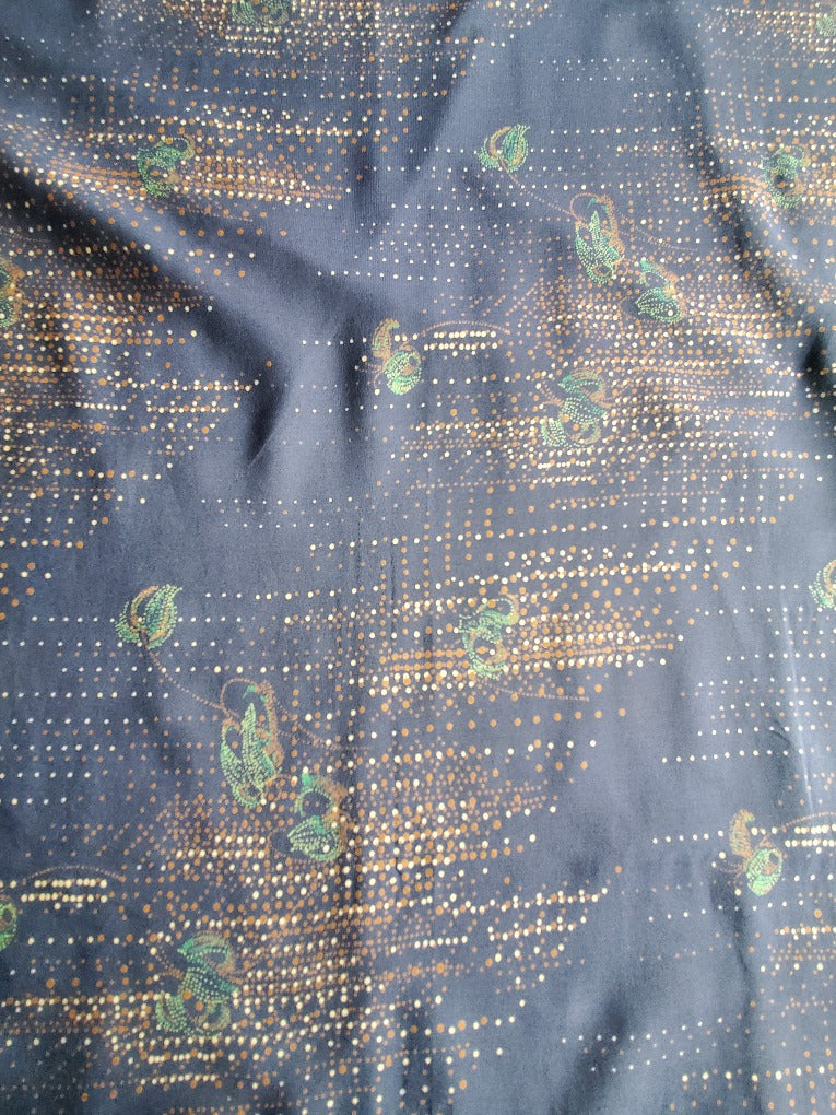 Emballage cadeau Furoshiki bleu