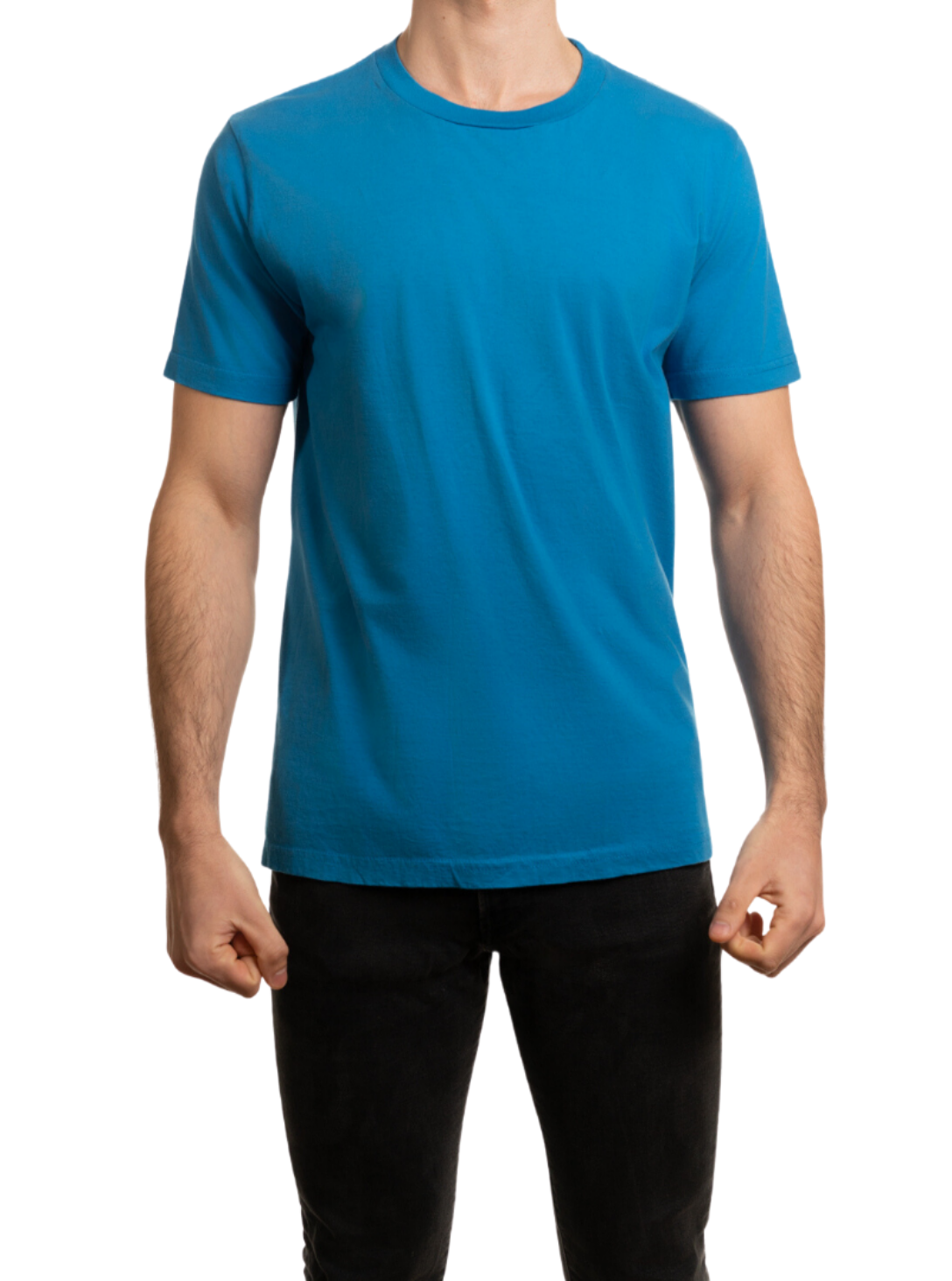 T-shirt ras du cou en coton biologique pour homme