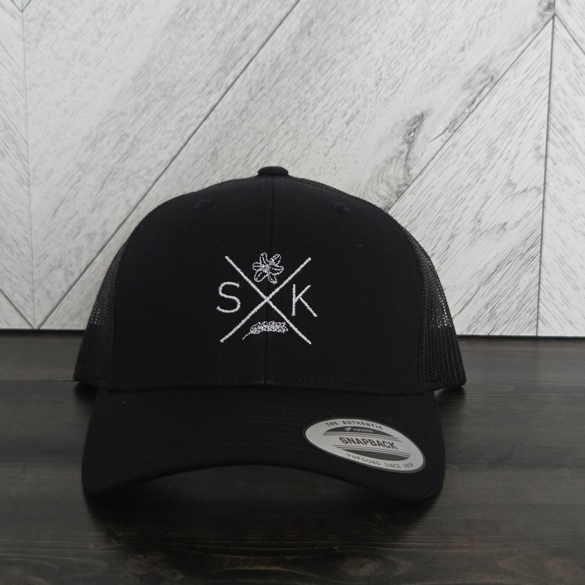 Sask X Embroidered Retro Trucker Cap | Saskatchewan Hat