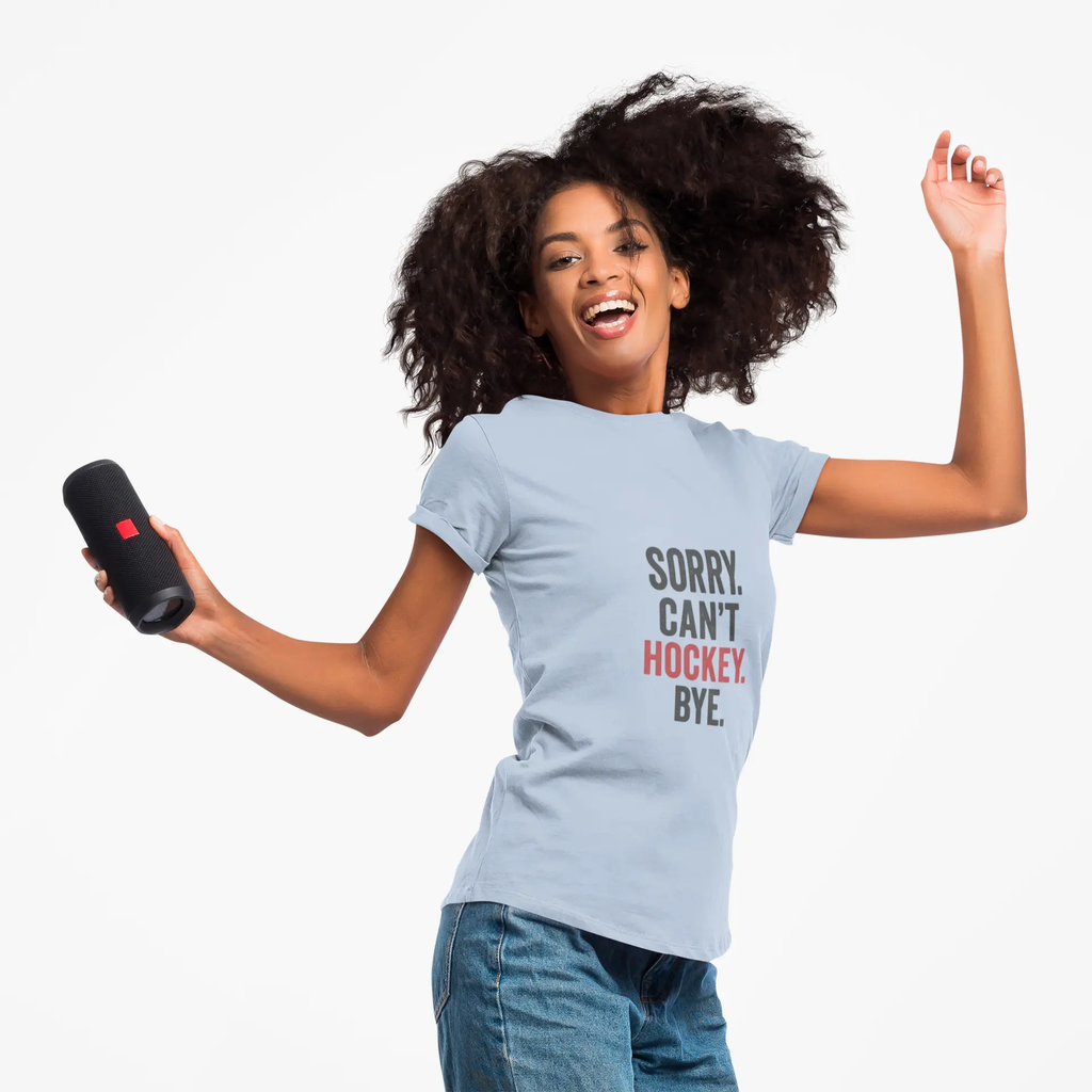 Sorry Can't Hockey Bye Shirt – Funny Hockey Mom Tee
