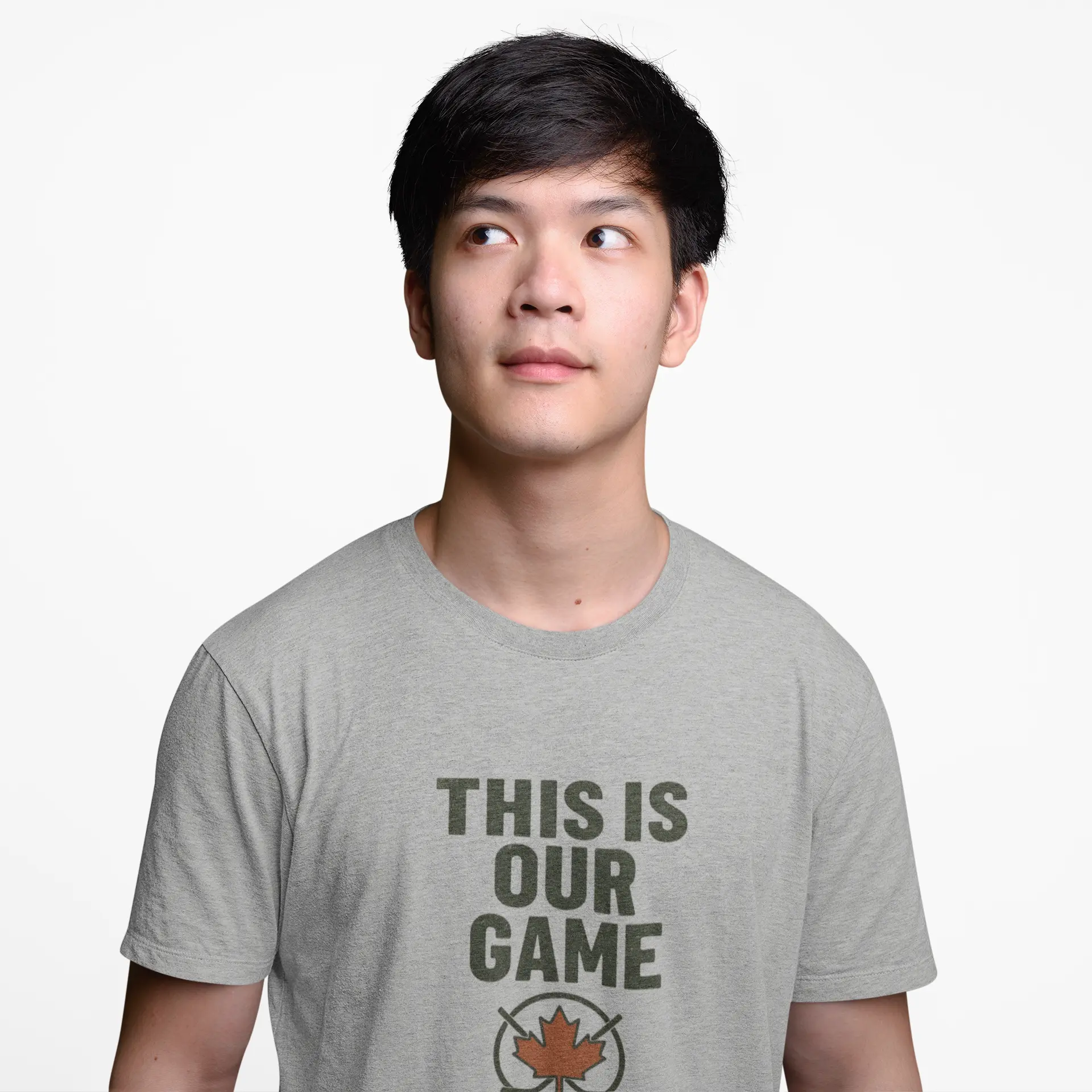 T-shirt jeunesse « This Is Our Game » – T-shirt feuille d’érable canadienne