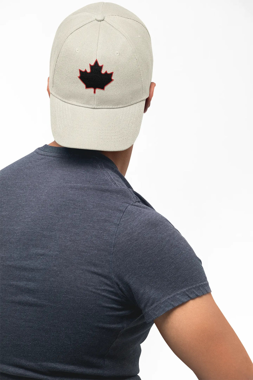 Maple Stick Distressed Hockey Cap – Retro Canadian Style
