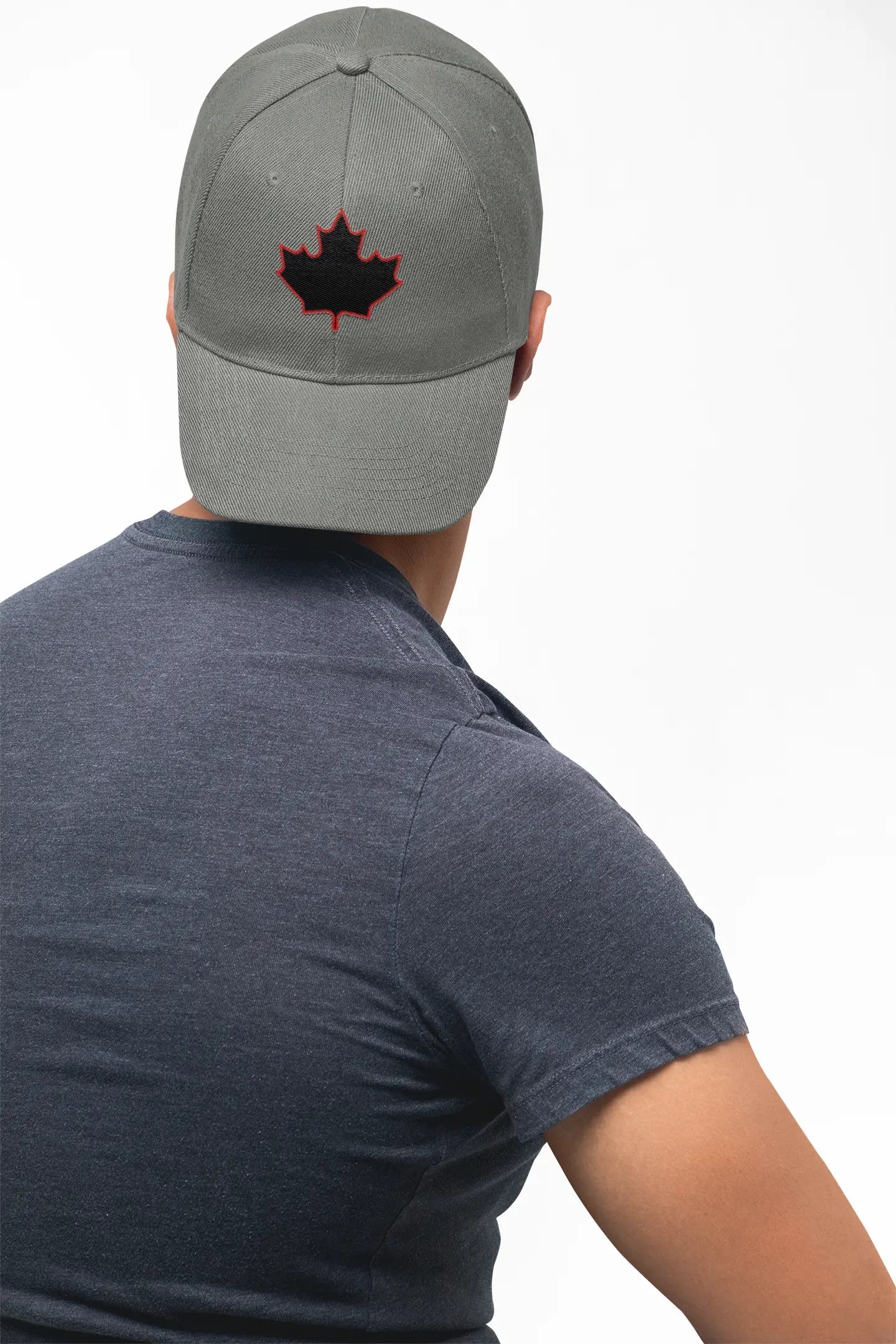 Maple Stick Distressed Hockey Cap – Retro Canadian Style