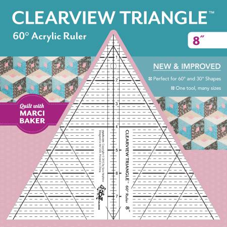 Règle triangulaire Clearview 60" 8"