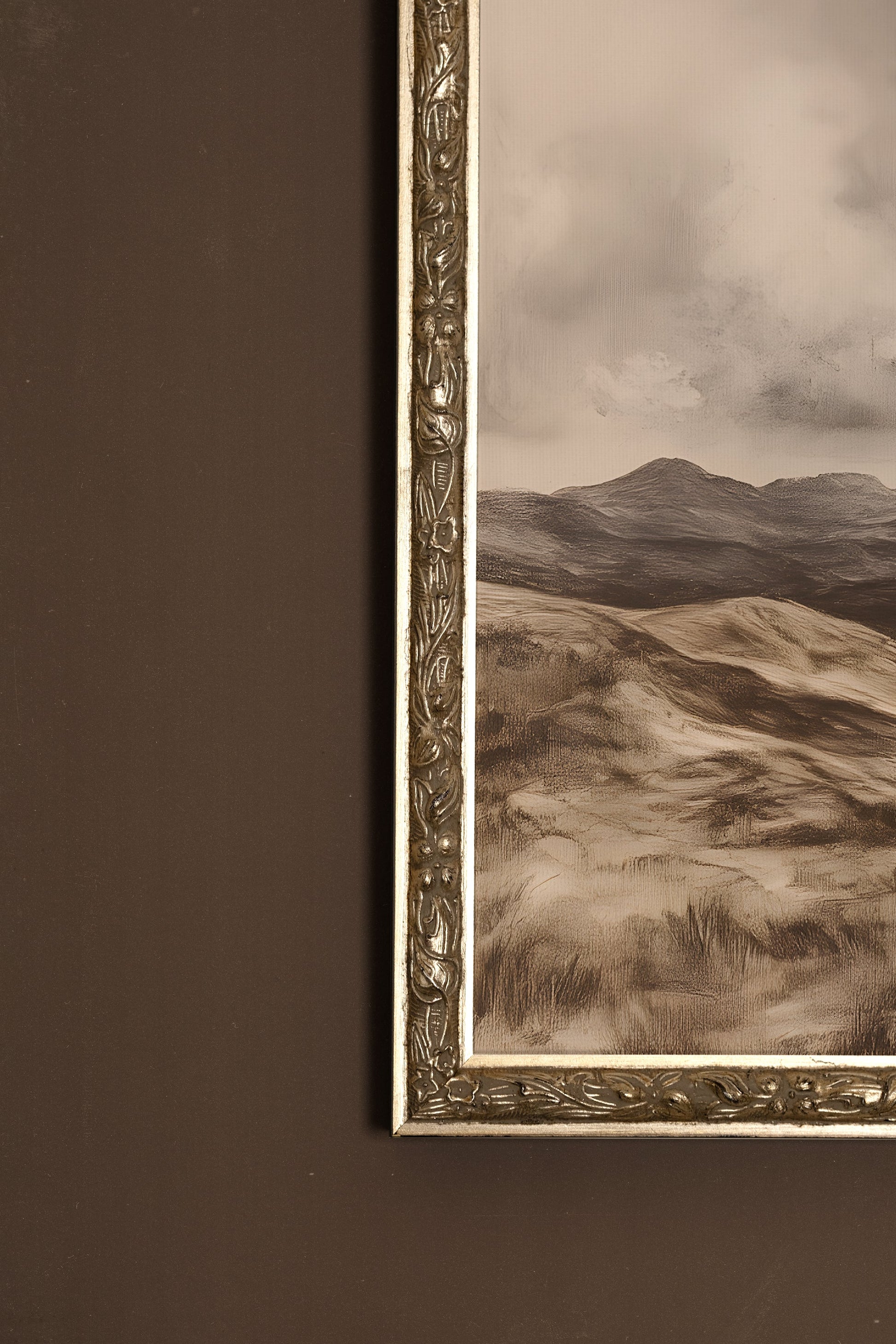 TIME REMNANTS, VINTAGE SILVER FRAME