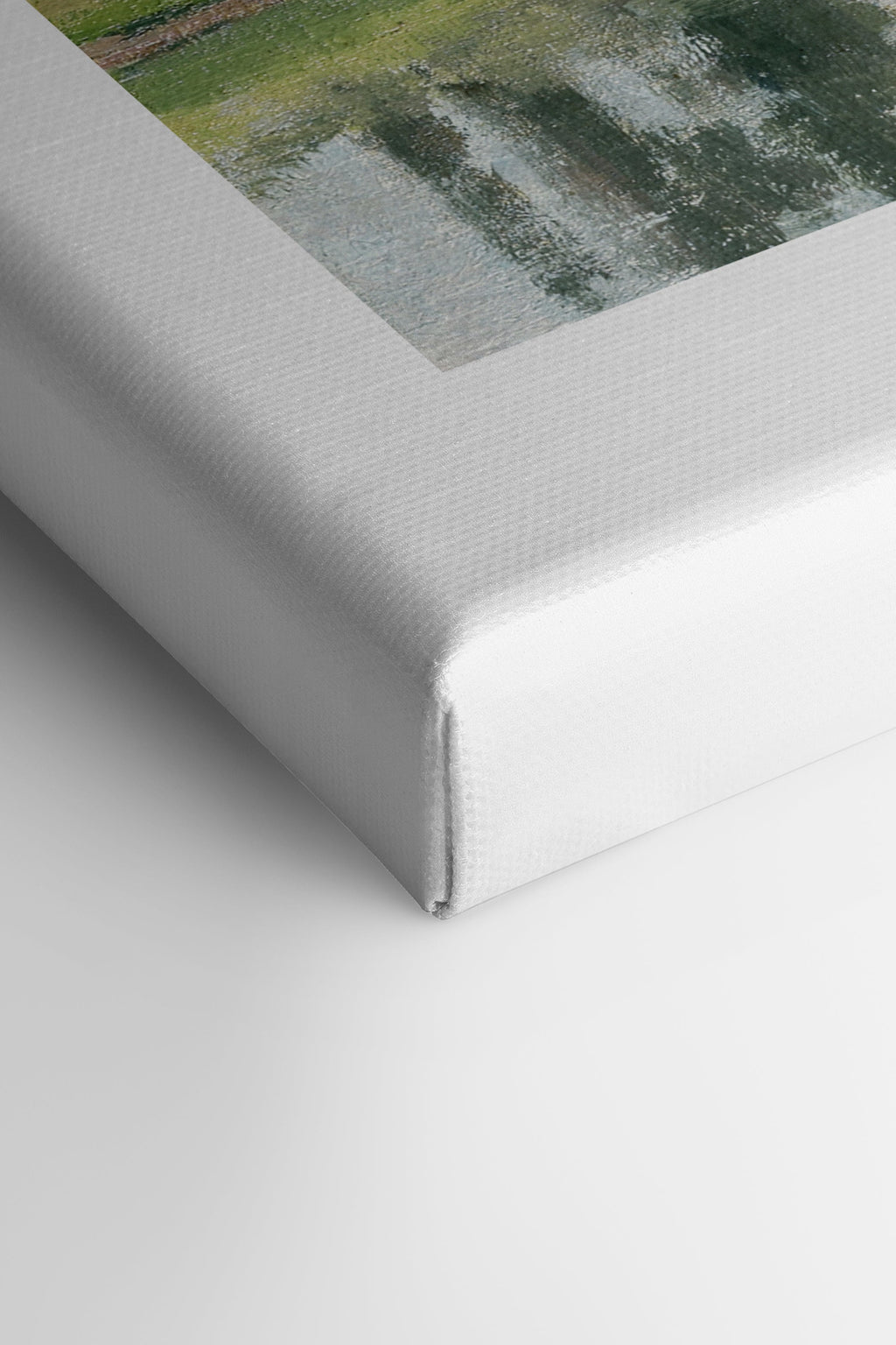 THE RIVER OISE, Stretched Canvas Artwork