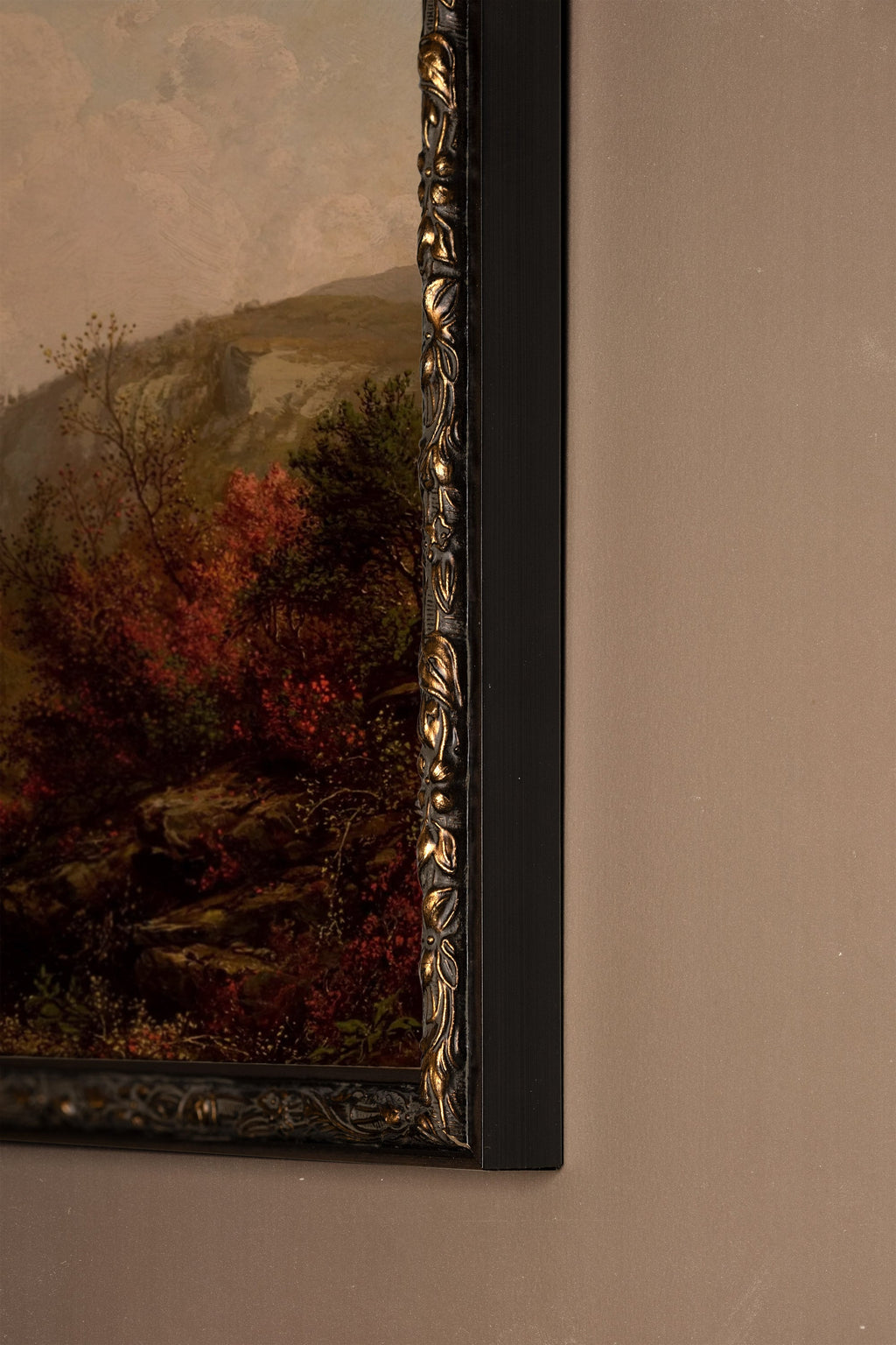 Wood Canvas, Vintage Bronze Frame