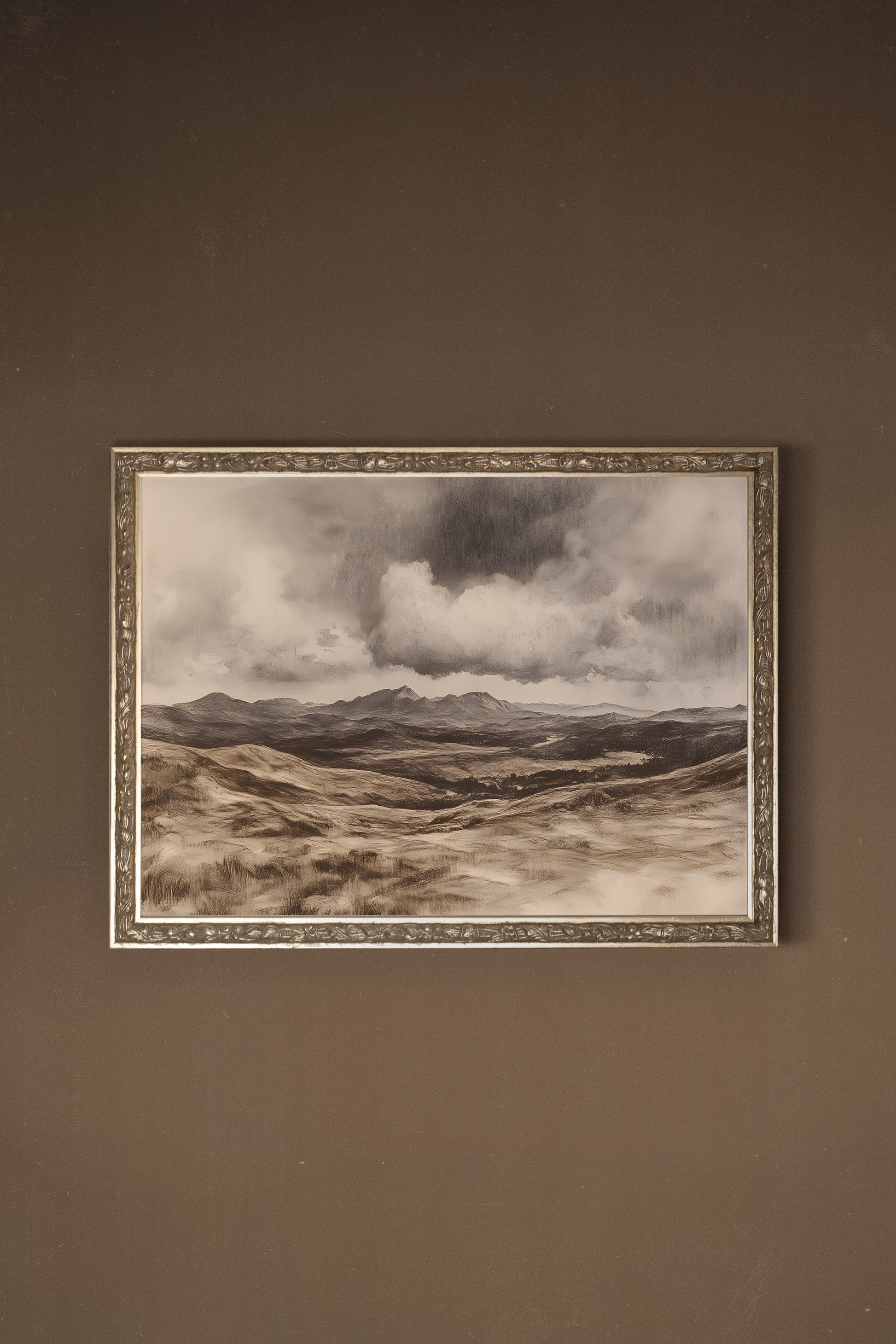 TIME REMNANTS, VINTAGE SILVER FRAME