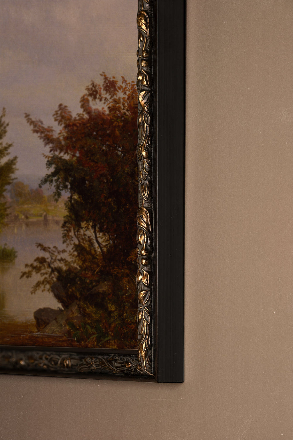 Autumn Reflections, Vintage Bronze Frame
