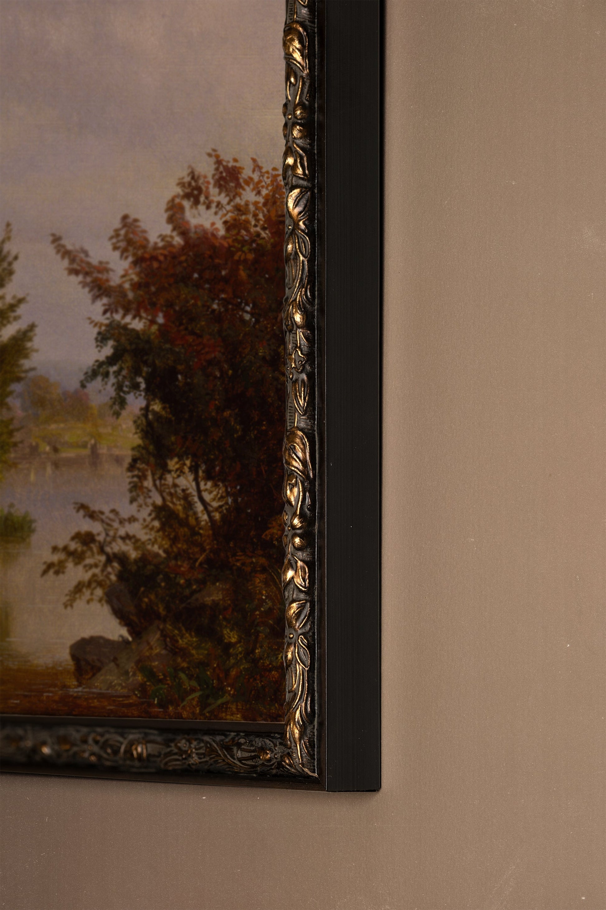 Autumn Reflections, Vintage Bronze Frame