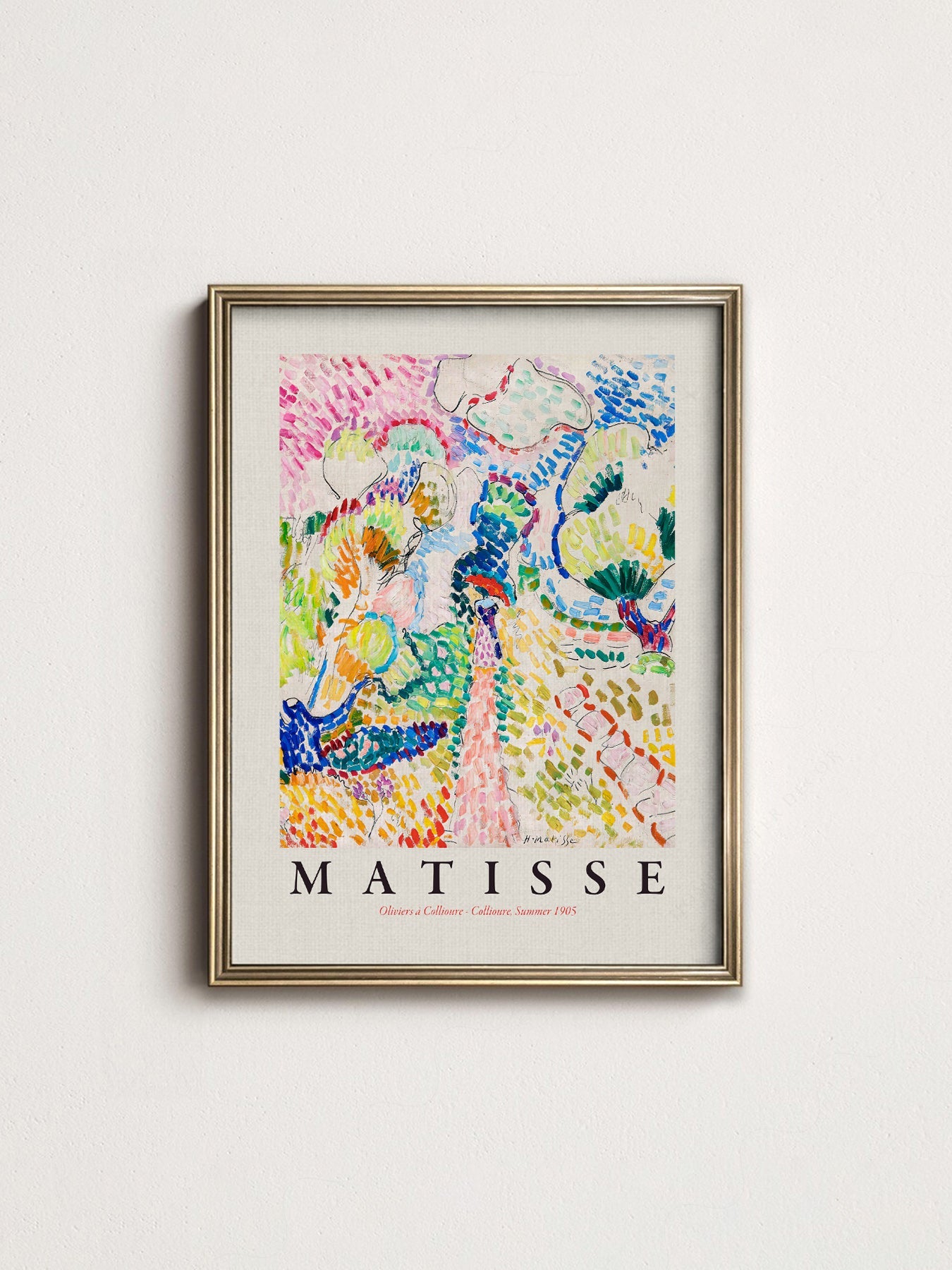 Henri Matisse Oliviers à Collioure Art Print – Museum Wall Decor