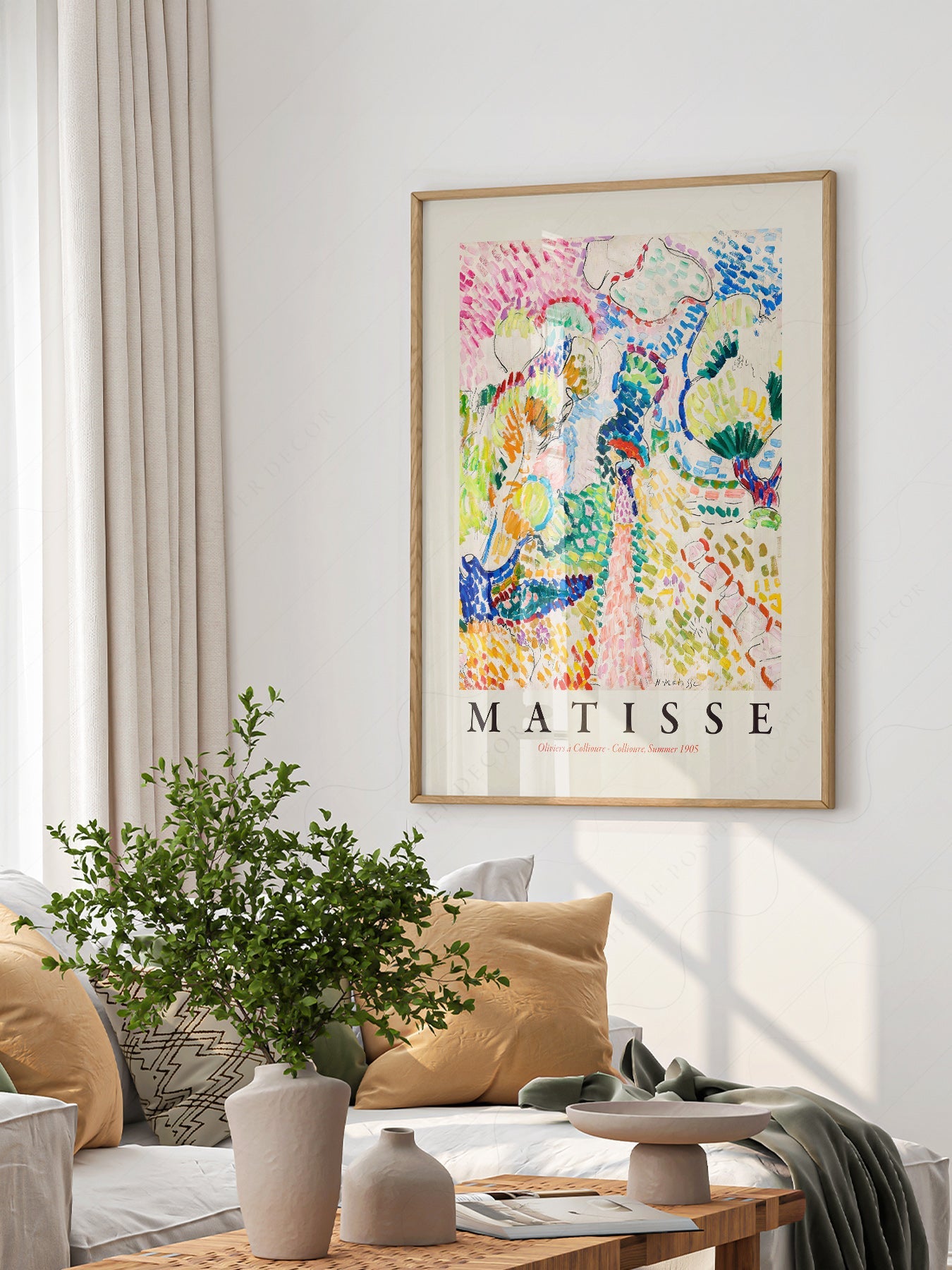 Henri Matisse Oliviers à Collioure Art Print – Museum Wall Decor