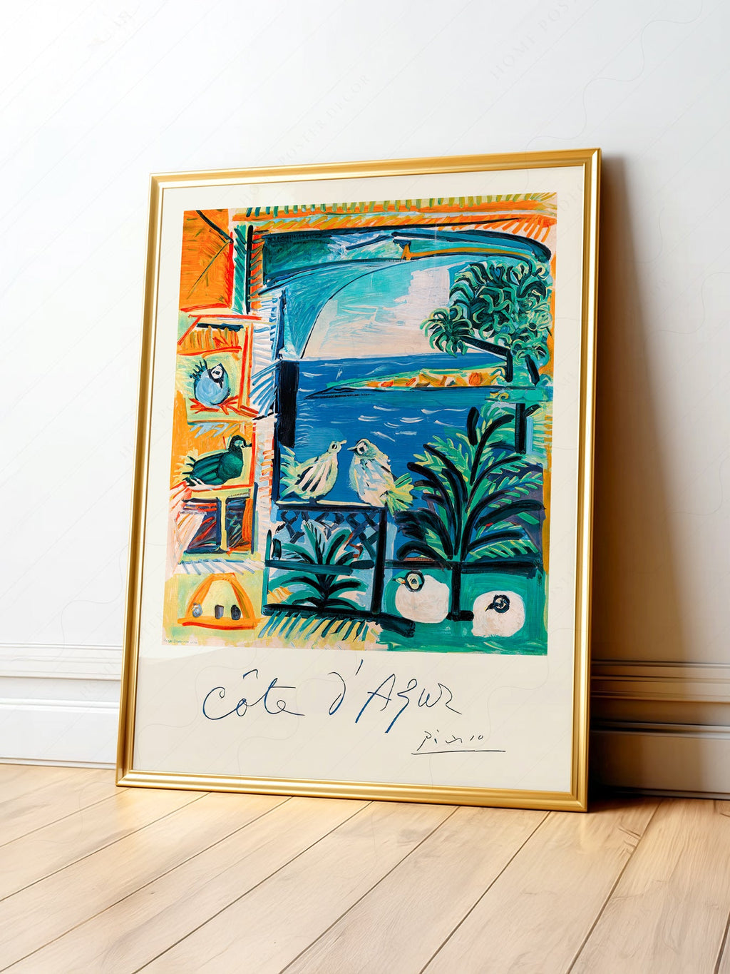 Pablo Picasso Côte d'Azur Art Print – French Riviera Wall Poster