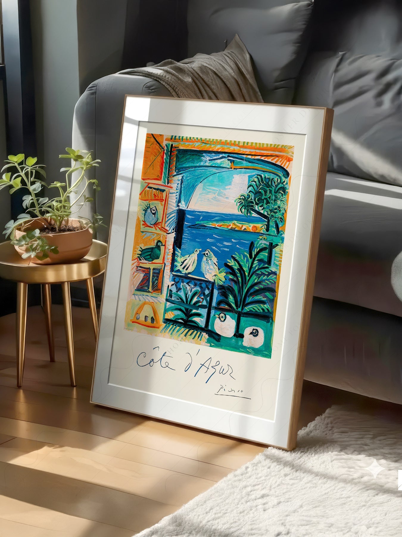 Pablo Picasso Côte d'Azur Art Print – French Riviera Wall Poster