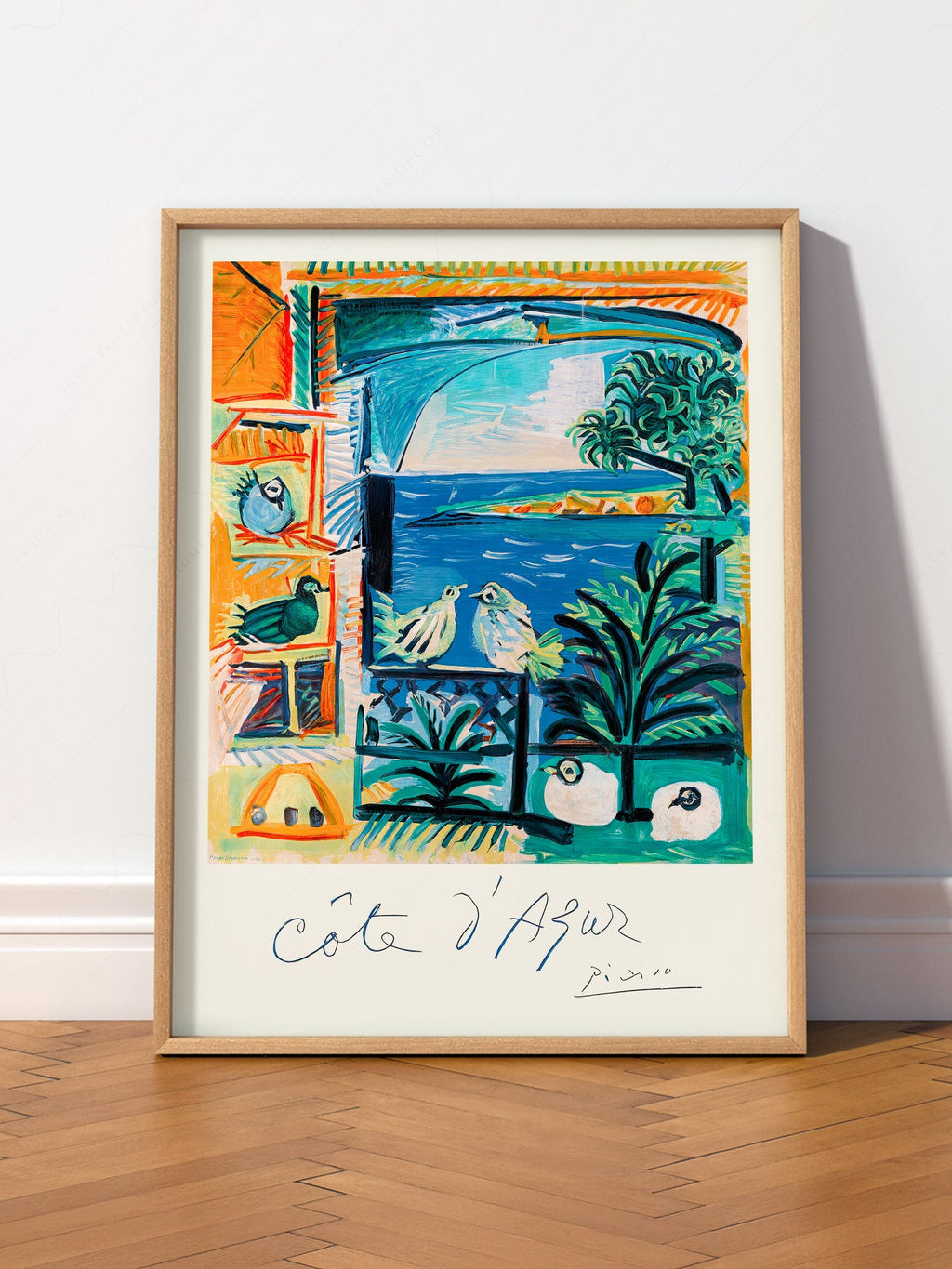 Pablo Picasso Côte d'Azur Art Print – French Riviera Wall Poster