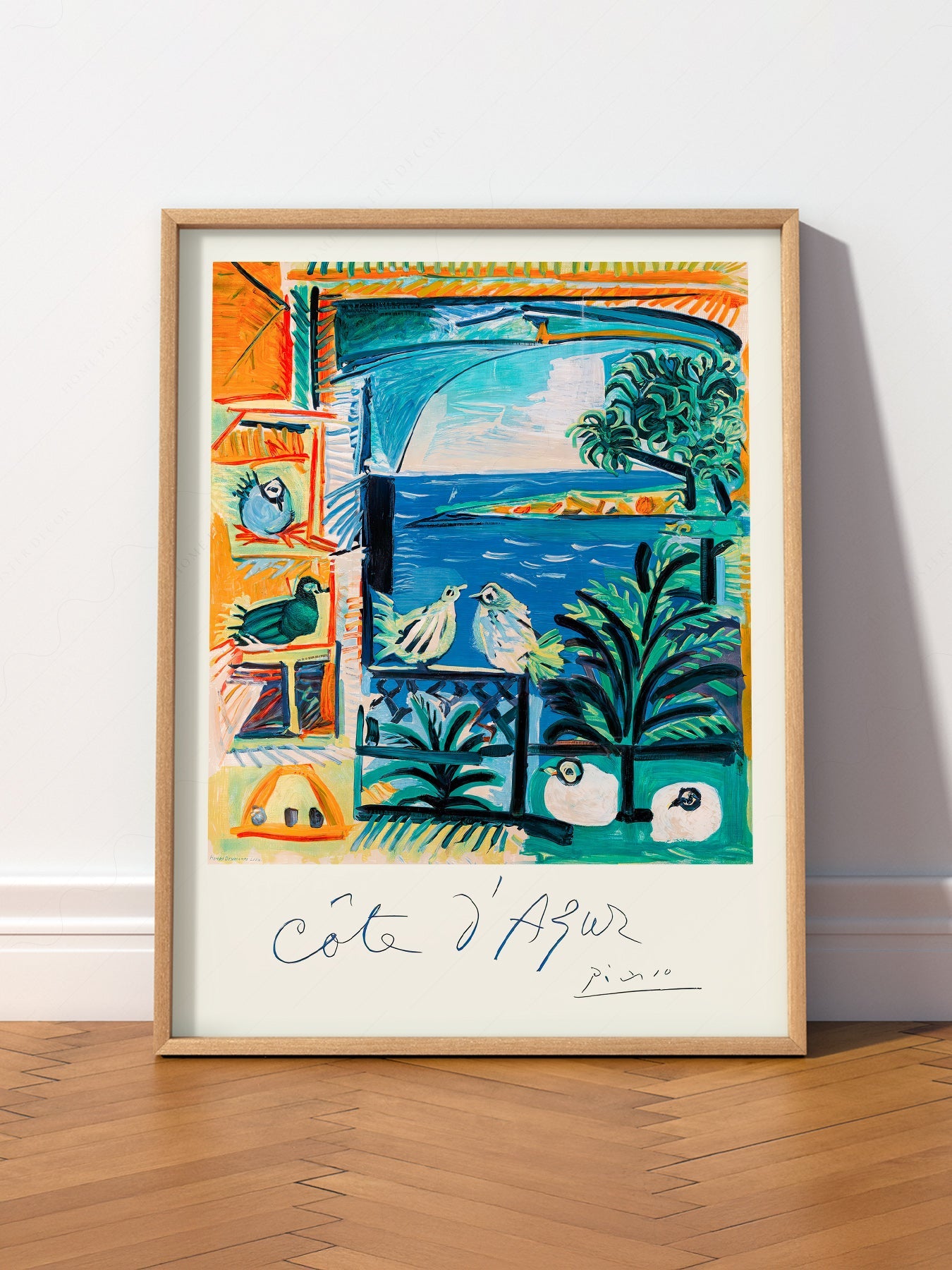 Pablo Picasso Côte d'Azur Art Print – French Riviera Wall Poster